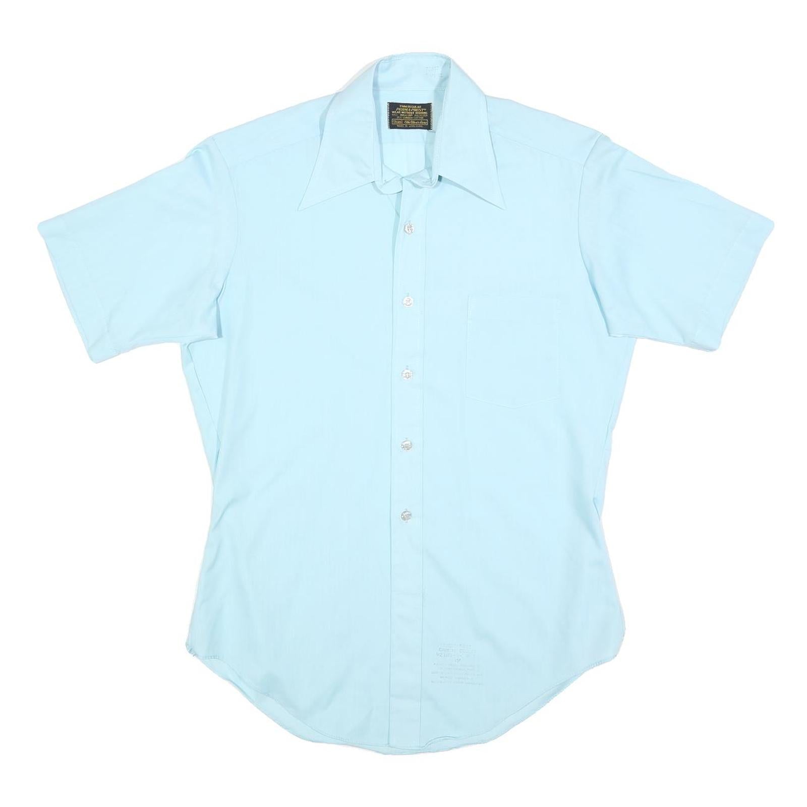 Buy SEARS Mens Blue Plain Shirt XL Polyester Blend Button Collar Short Sleeve Refurbished - $19.49 SEARS Mens Blue Plain Shirt XL Polyester Blend Button Collar Short Sleeve Refurbished - N/A refurbished available on Cerqular