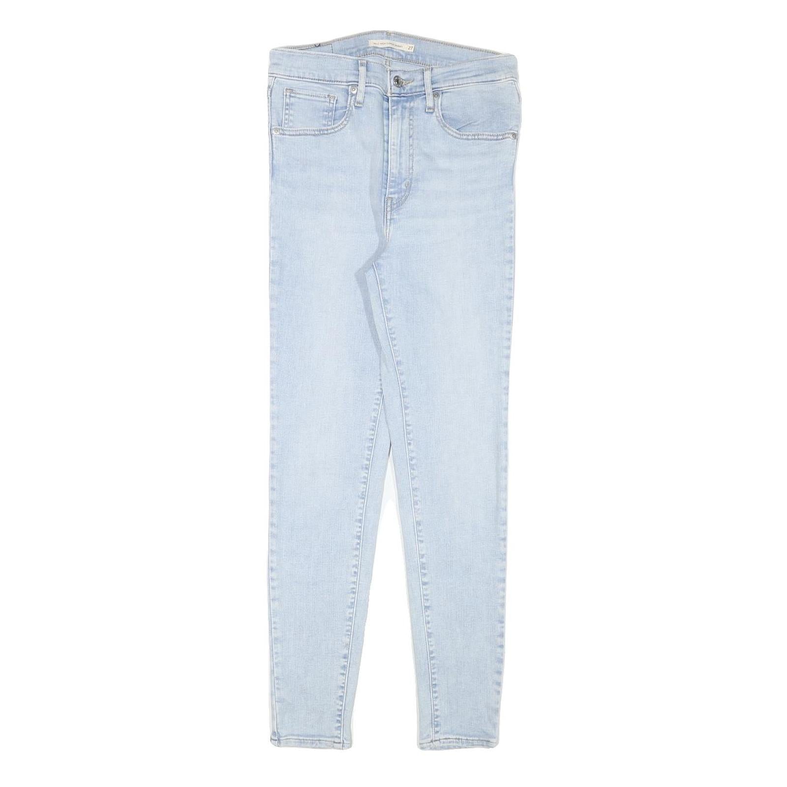 LEVI'S Womens Jeans Blue Slim Skinny Denim Light W27 L26 Zip Cotton Blend Refurbished - N/A refurbished available on Cerqular