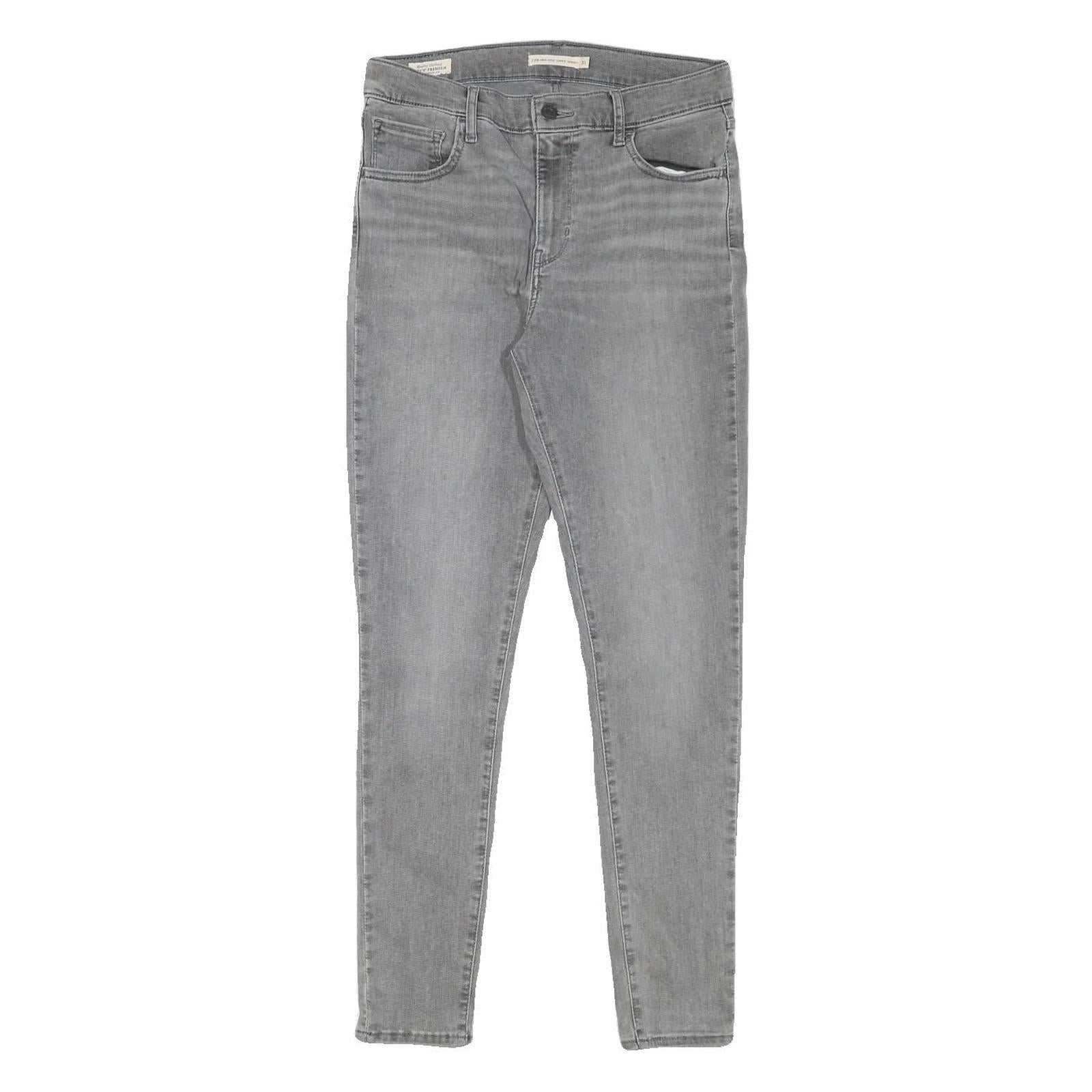 LEVI'S Womens Jeans Grey Slim Skinny Denim Medium W29 L29 720 Cotton Blend Zip Refurbished - N/A refurbished available on Cerqular