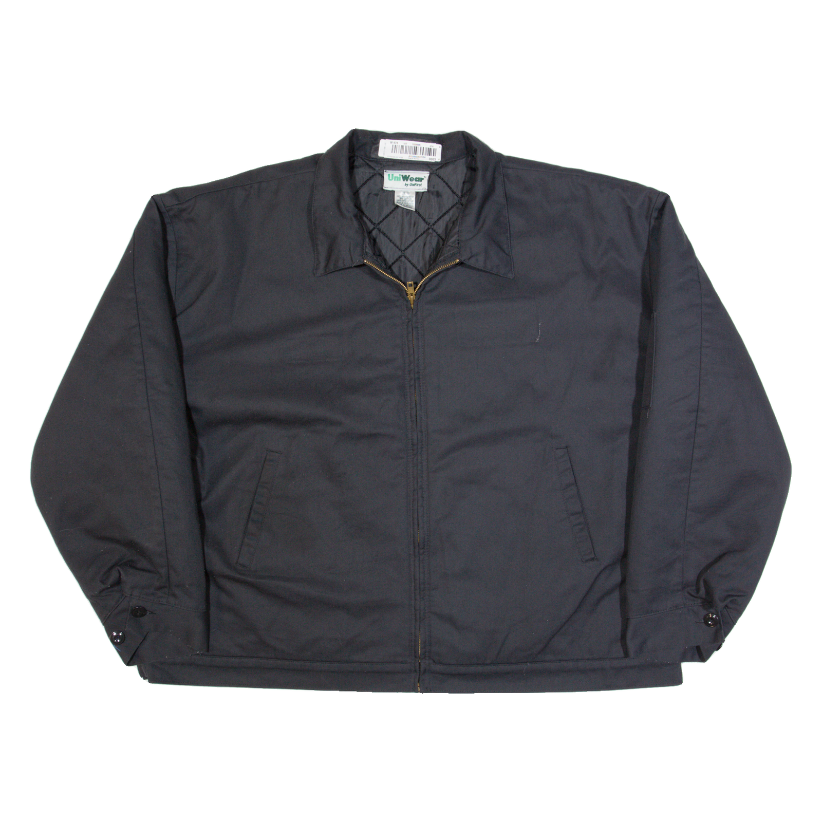 UNIWEAR BY UNIFIRST Mens Workwear Jacket Black 3XL Refurbished - N/A refurbished available on Cerqular