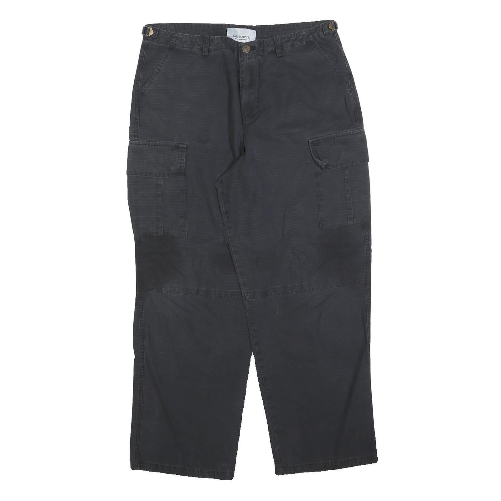 CARHARTT Womens Cotton Blend Black Regular Cargo Trousers W30 L27 Casual Refurbished - N/A refurbished available on Cerqular