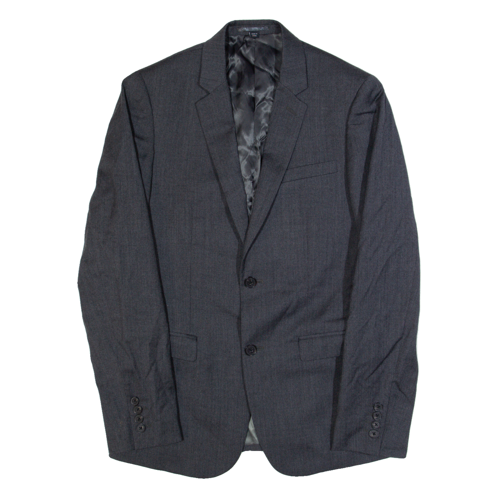 DKNY Slim Fit Mens Blazer Jacket Grey Wool M Refurbished - N/A refurbished available on Cerqular