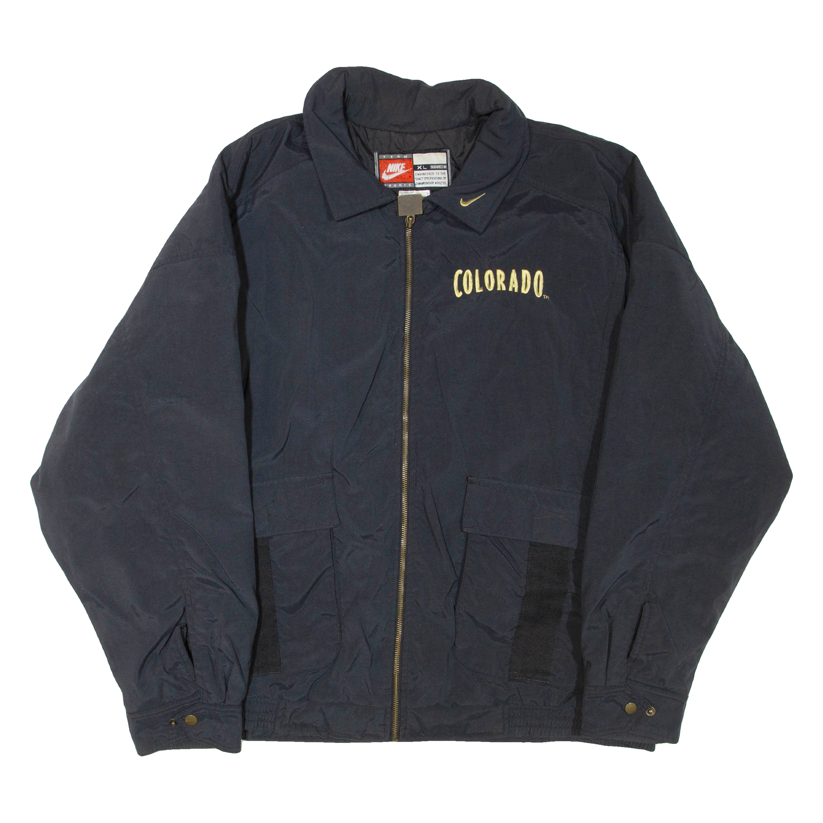 NIKE Colorado Mens Jacket Black Nylon USA XL Refurbished - N/A refurbished available on Cerqular