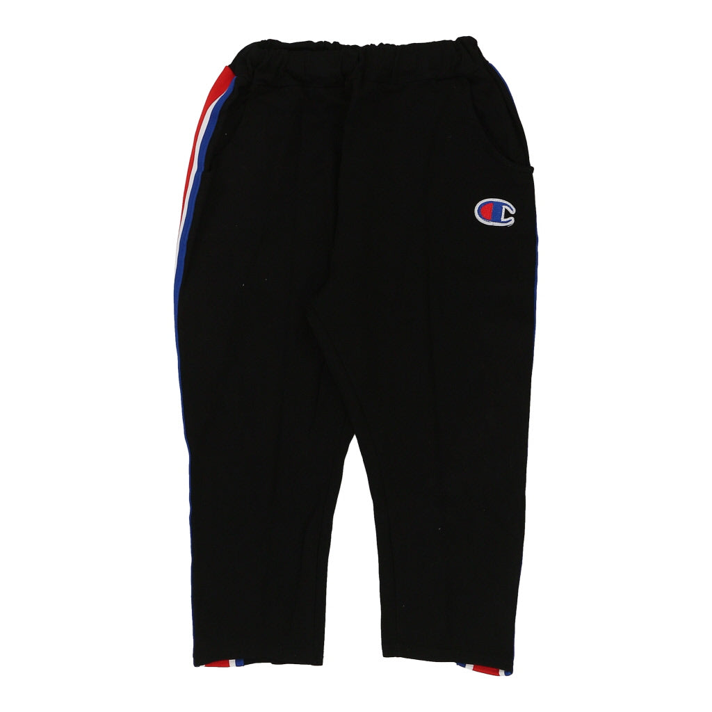 Champion Sport Shorts - Medium Black Cotton Blend Refurbished - Thrifted (note: this is a term often used to describe second- refurbished available on Cerqular