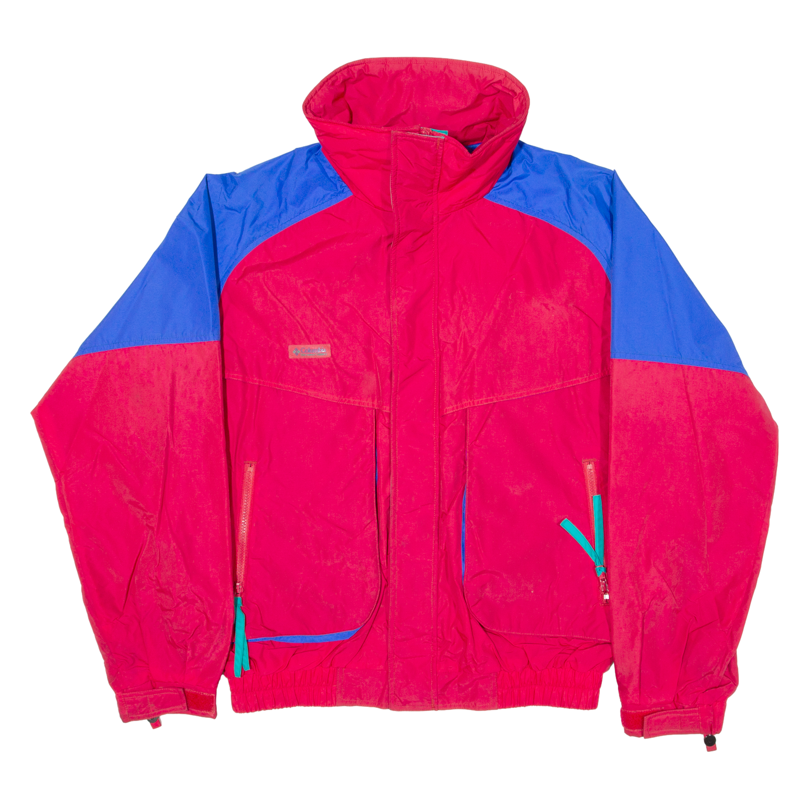 COLUMBIA Mens Jacket Red Nylon M Refurbished - N/A refurbished available on Cerqular