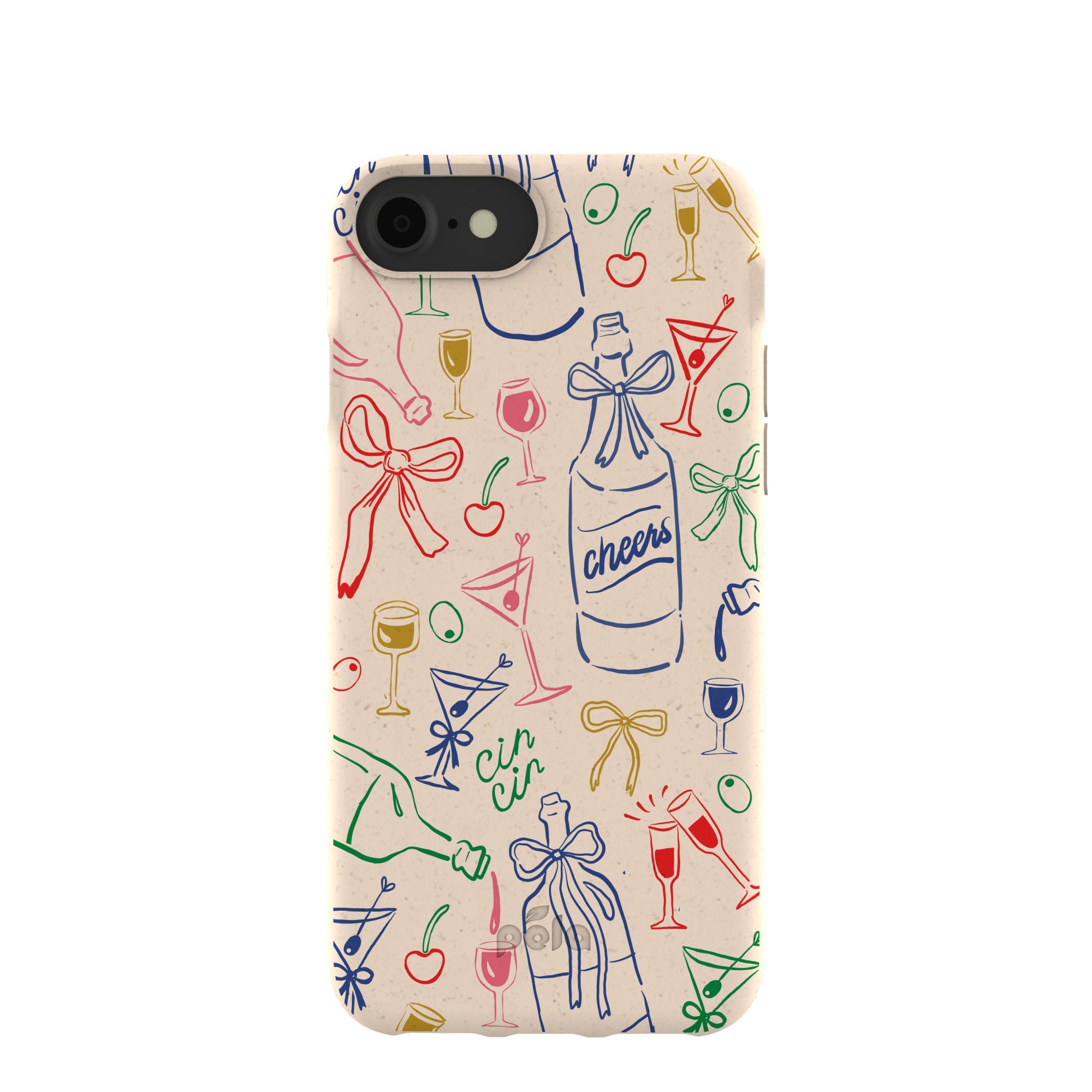 Seashell Midnight Toast iPhone 6/6s/7/8/SE Case Refurbished - Pela Case refurbished available on Cerqular