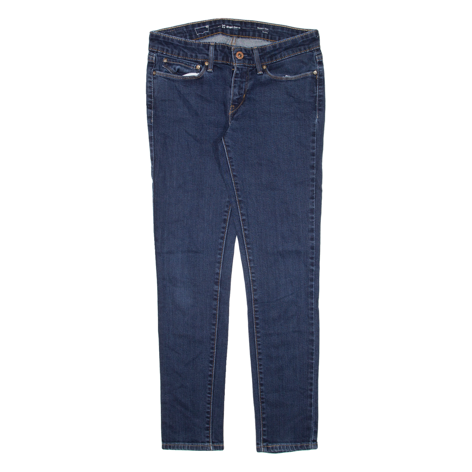 LEVI'S Modern Rise Womens Jeans Blue Slim Skinny W27 L26 Refurbished - N/A refurbished available on Cerqular