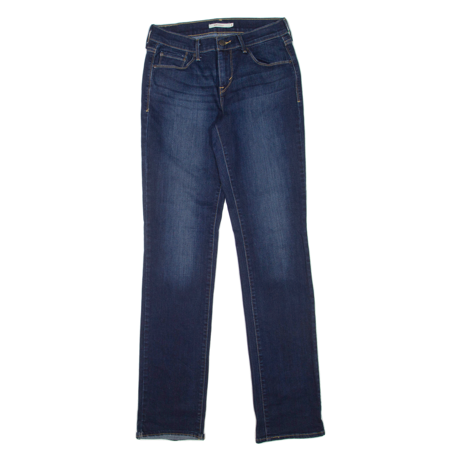 LEVI'S 505 Jeans Womens Blue Regular Straight W27 L34 Refurbished - N/A refurbished available on Cerqular