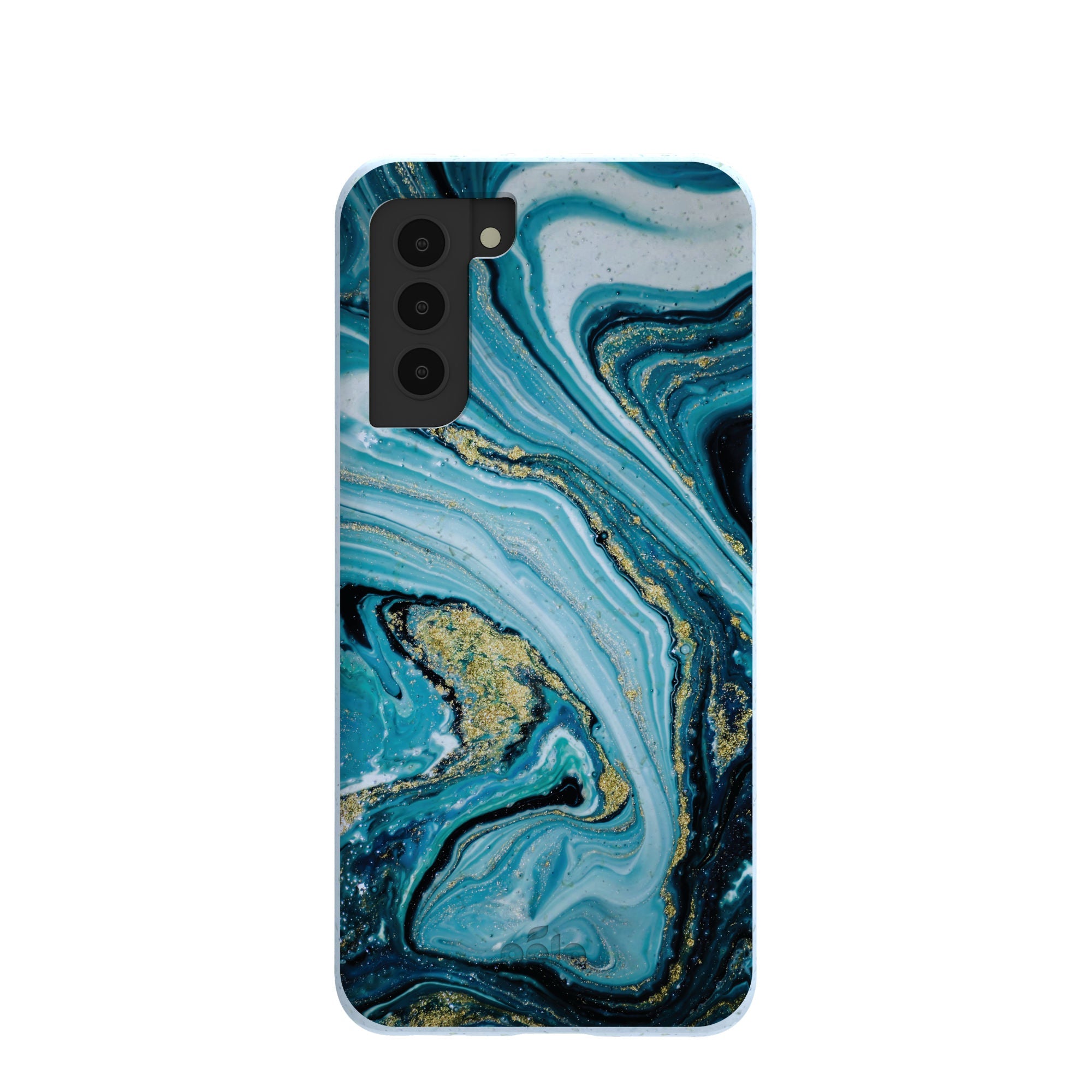 Powder Blue Marble Samsung Galaxy S21 Case Refurbished - Pela Case refurbished available on Cerqular
