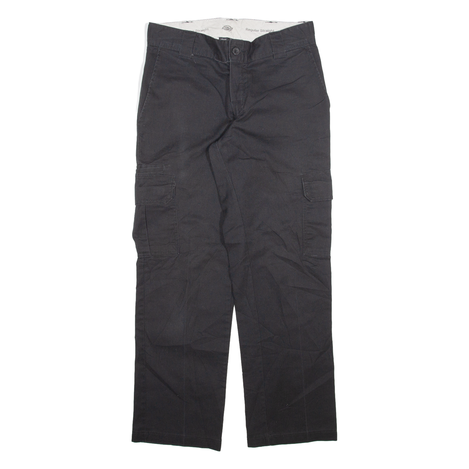 DICKIES Cargo Mens Trousers Black Regular Straight W29 L28 Refurbished - N/A refurbished available on Cerqular