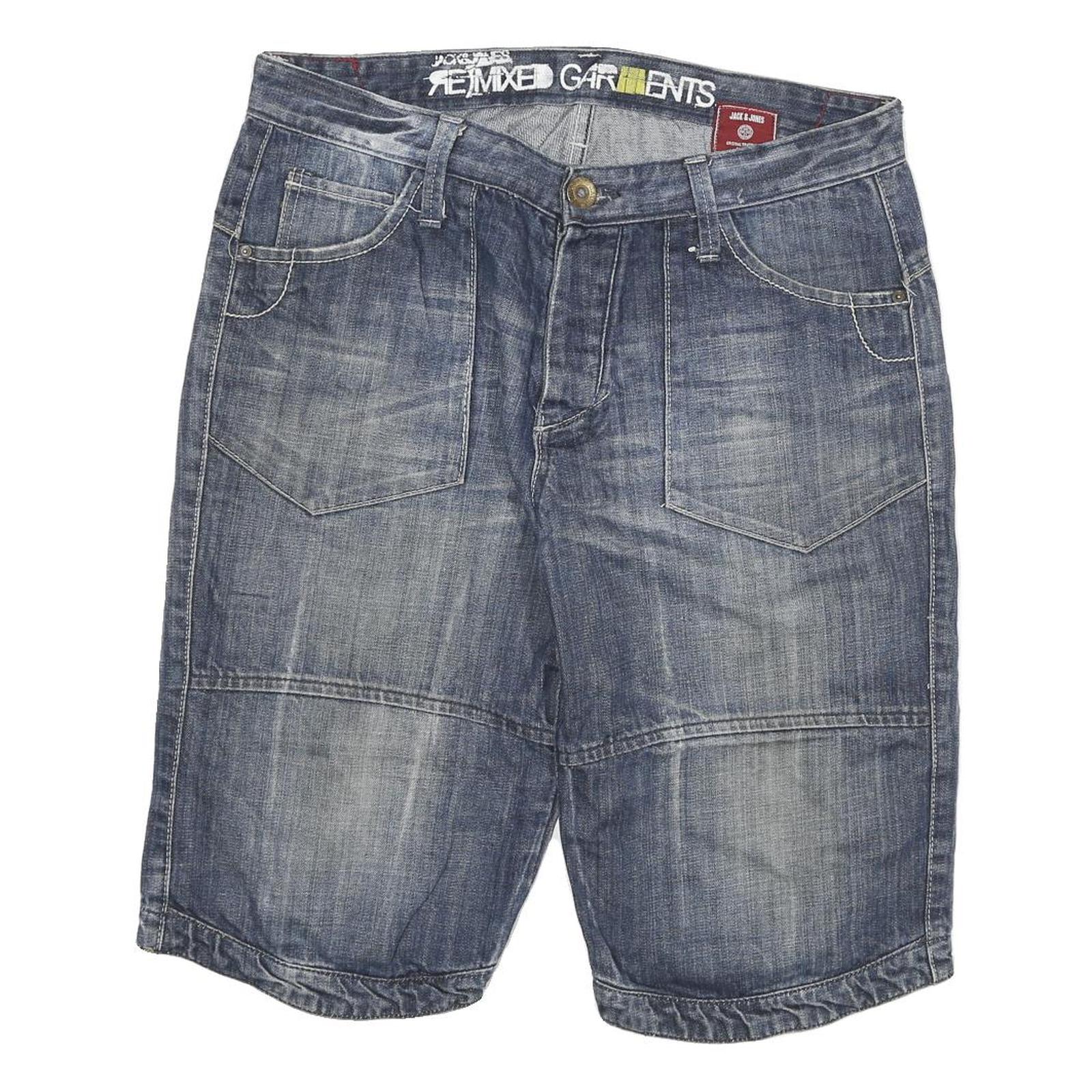 Buy JACK AND JONES Mens Denim Blue Cotton Blend Casual Shorts 2XL W36 Comfortable Refurbished - $18.19 JACK AND JONES Mens Denim Blue Cotton Blend Casual Shorts 2XL W36 Comfortable Refurbished - N/A refurbished available on Cerqular