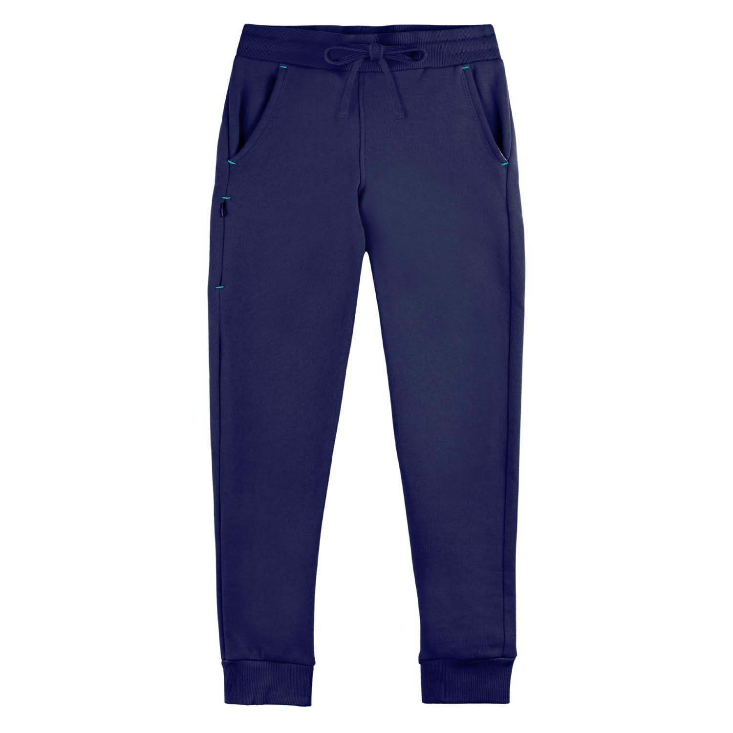 Kids Pants: Organic Cotton Sweatpants | Color: Navy | Size: 3T Refurbished - N/A (Note: There is no well-known brand named "M refurbished available on Cerqular