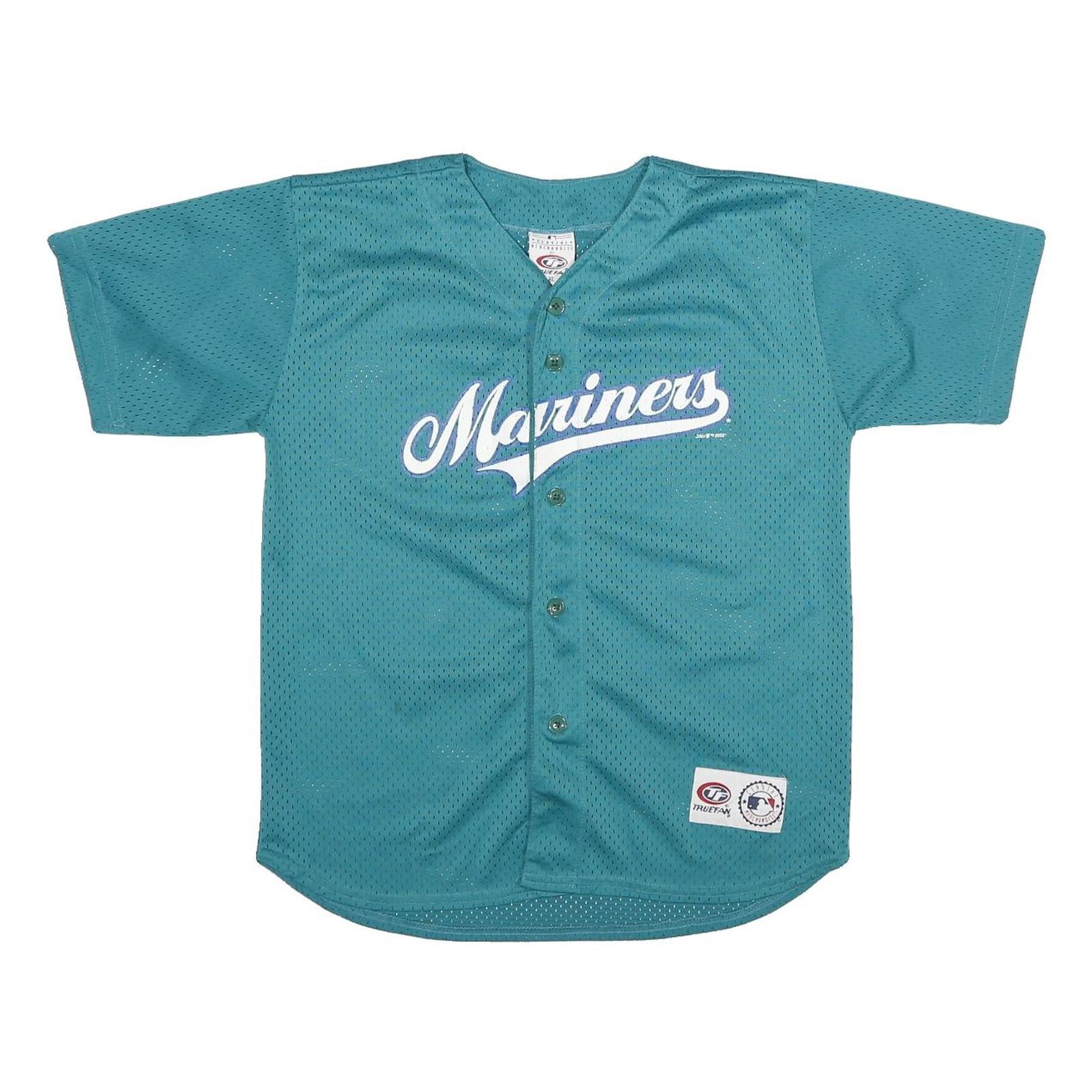 Buy TRUEFAN Mens Blue Mariners Baseball T-Shirt XL Short Sleeve V-Neck Sports Refurbished - $116.99 TRUEFAN Mens Blue Mariners Baseball T-Shirt XL Short Sleeve V-Neck Sports Refurbished - N/A refurbished available on Cerqular