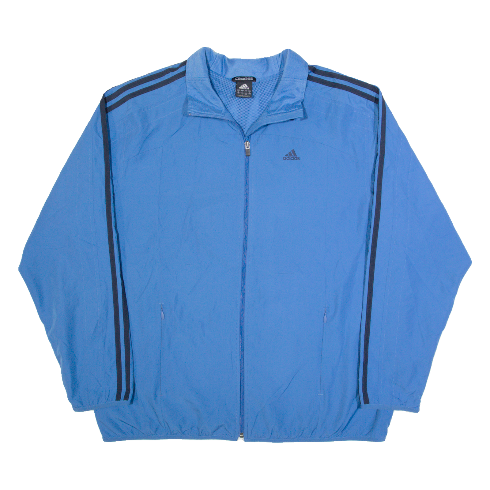 ADIDAS Clima365 Mesh Lined Mens Track Jacket Blue L Refurbished - N/A refurbished available on Cerqular