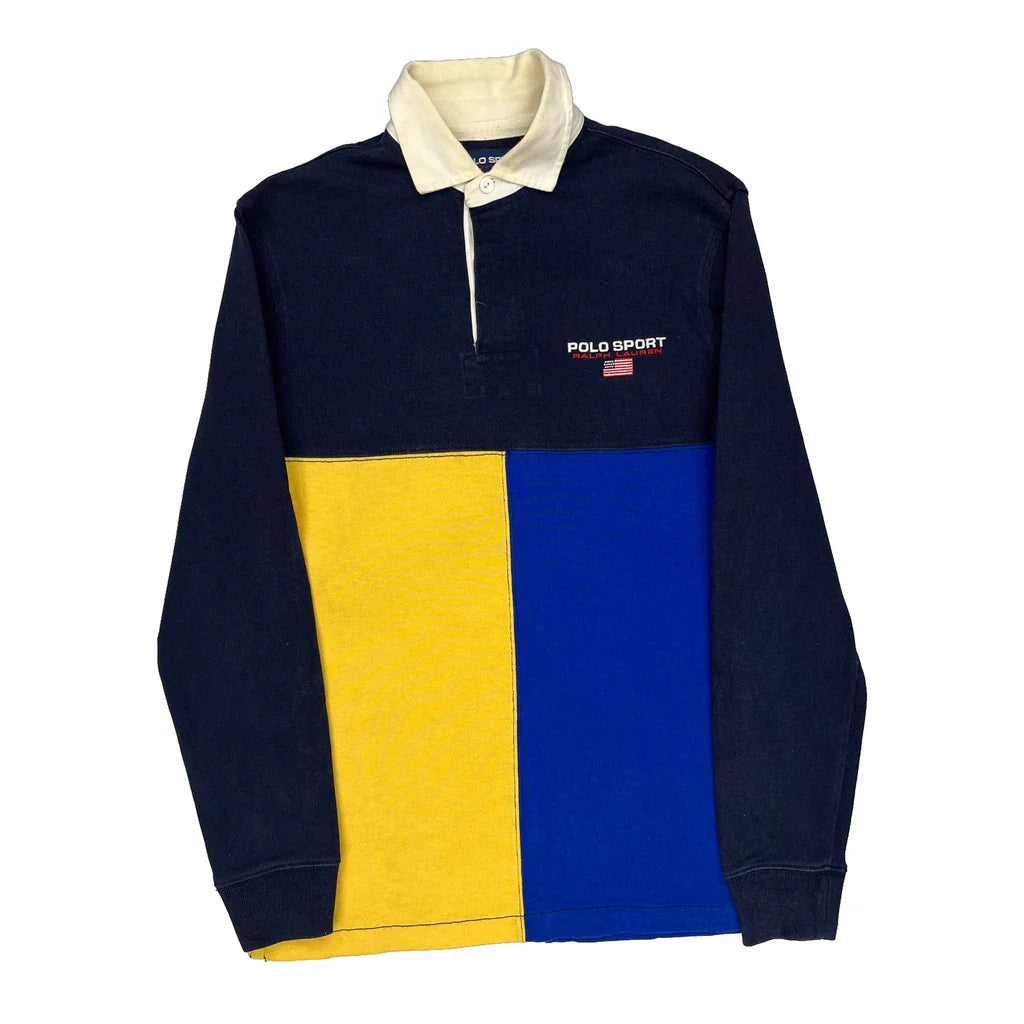 Buy Polo Sport Rugby Shirt - XS Blue Cotton Refurbished - $60.29 Polo Sport Rugby Shirt - XS Blue Cotton Refurbished - Thrifted (note: this is a term often used to describe second- refurbished available on Cerqular
