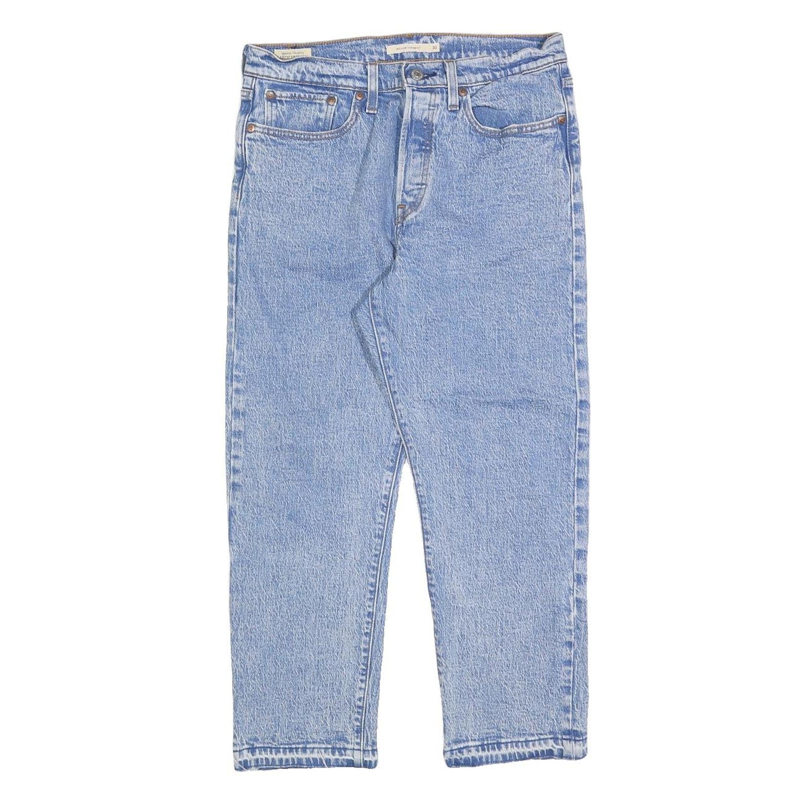 LEVI'S Womens Regular Fit Straight Leg Denim Light Blue Jeans W30 L26 Classic Refurbished - N/A refurbished available on Cerqular