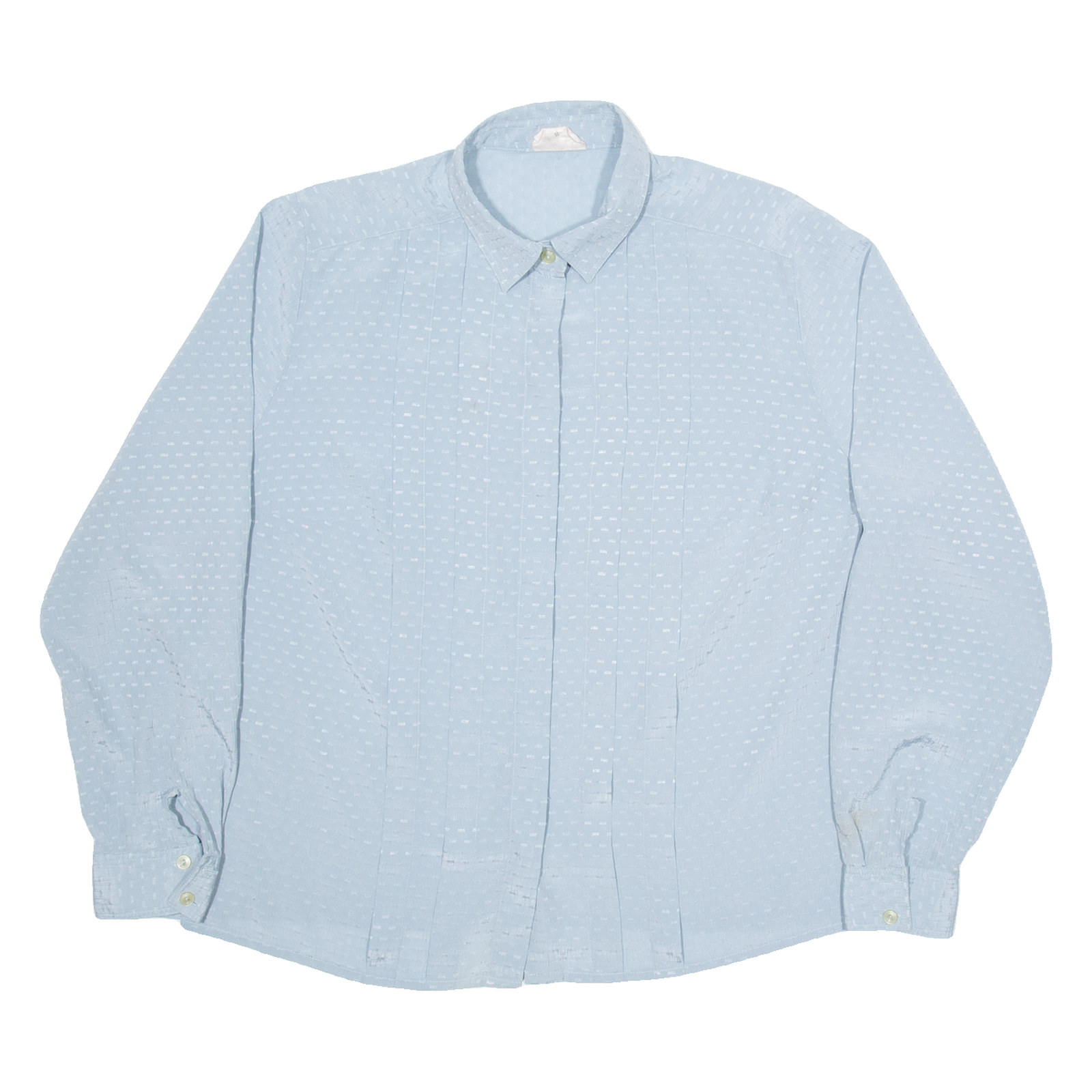 SOMMERMAN Womens Shirt Blue Geometric Long Sleeve M Refurbished - N/A refurbished available on Cerqular