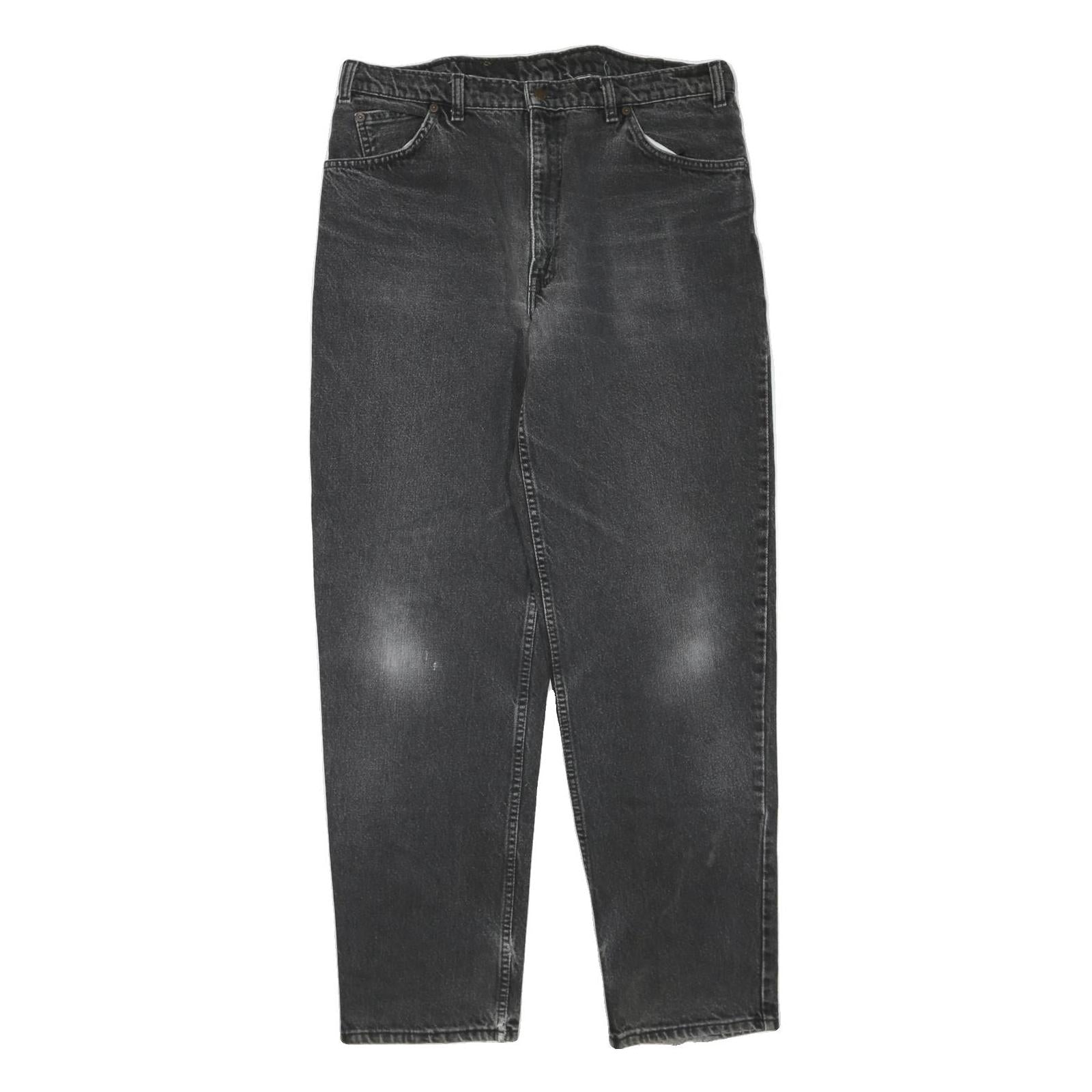 LEVI'S 634 Womens Jeans Black Regular Straight Denim Medium W38 L34 Authentic Refurbished - N/A refurbished available on Cerqular