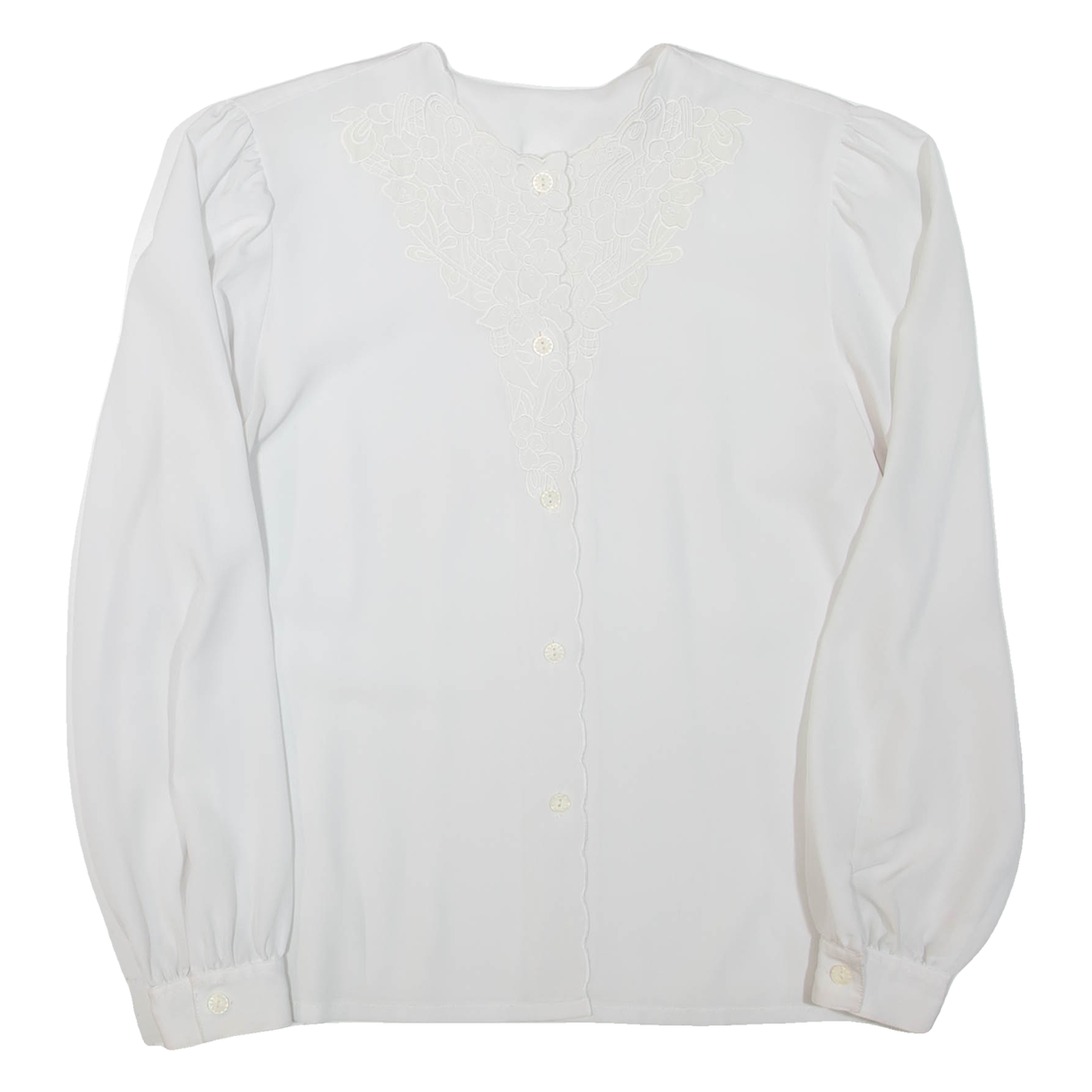 Womens Blouse White Long Sleeve XL Refurbished - N/A refurbished available on Cerqular