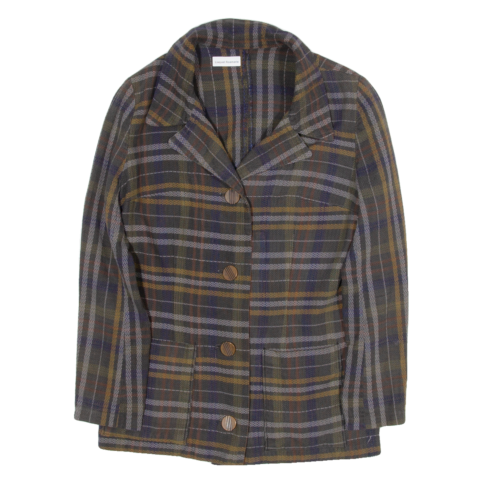 Womens Blazer Jacket Green Check S Refurbished - N/A refurbished available on Cerqular