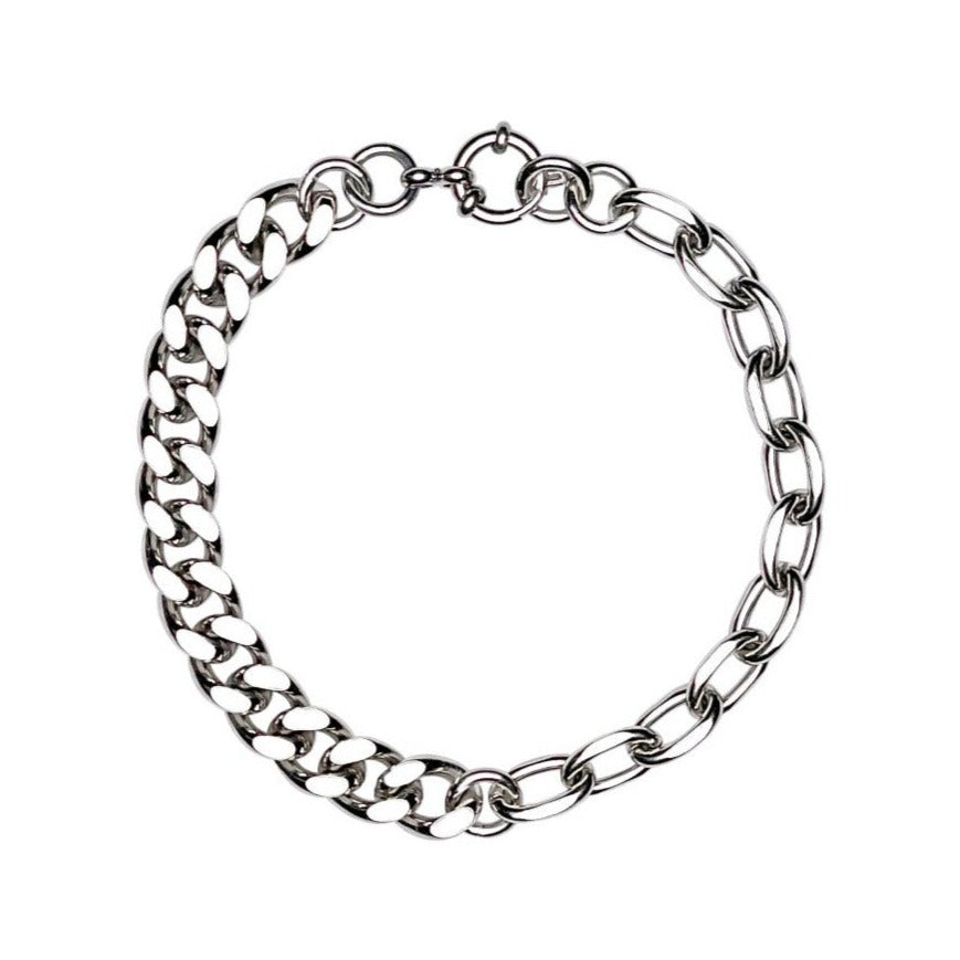 Oval Chain Bracelet | Size: 8"" Refurbished - N/A (Note: There is no well-known brand with this name refurbished available on Cerqular
