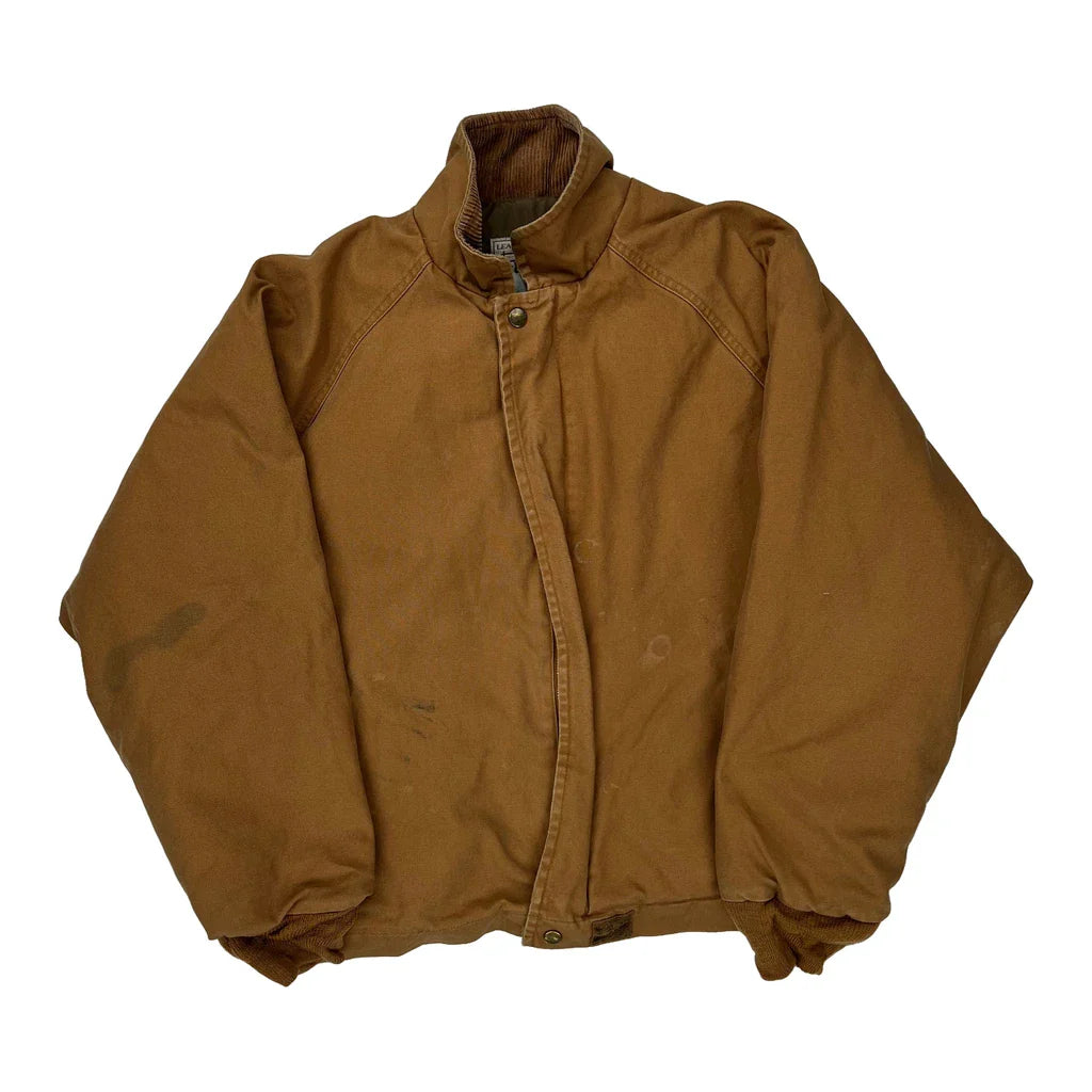 Walls Bomber Jacket - Medium Brown Cotton Refurbished - Thrifted (note: this is a term often used to describe second- refurbished available on Cerqular