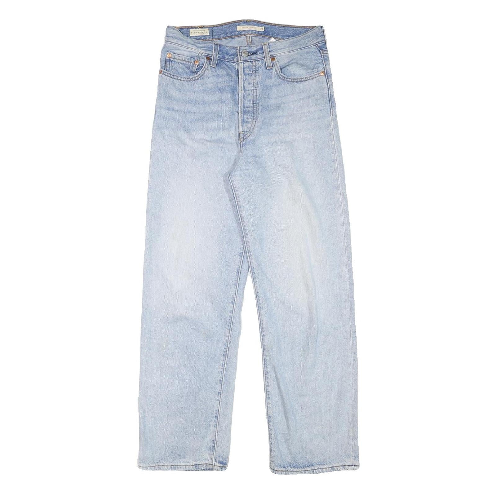 LEVI'S Womens Regular Fit Straight Denim Light W28 L28 Classic Cotton Blend Refurbished - N/A refurbished available on Cerqular
