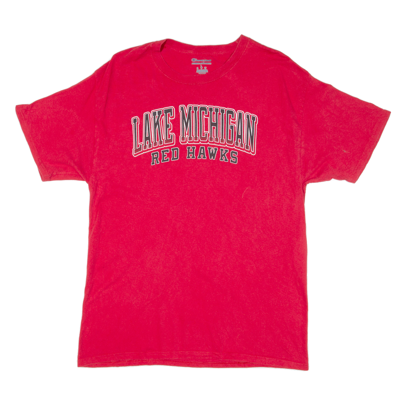 Buy CHAMPION Lake Michigan Redhawks Mens T-Shirt Red USA L Refurbished - $12.99 CHAMPION Lake Michigan Redhawks Mens T-Shirt Red USA L Refurbished - N/A refurbished available on Cerqular