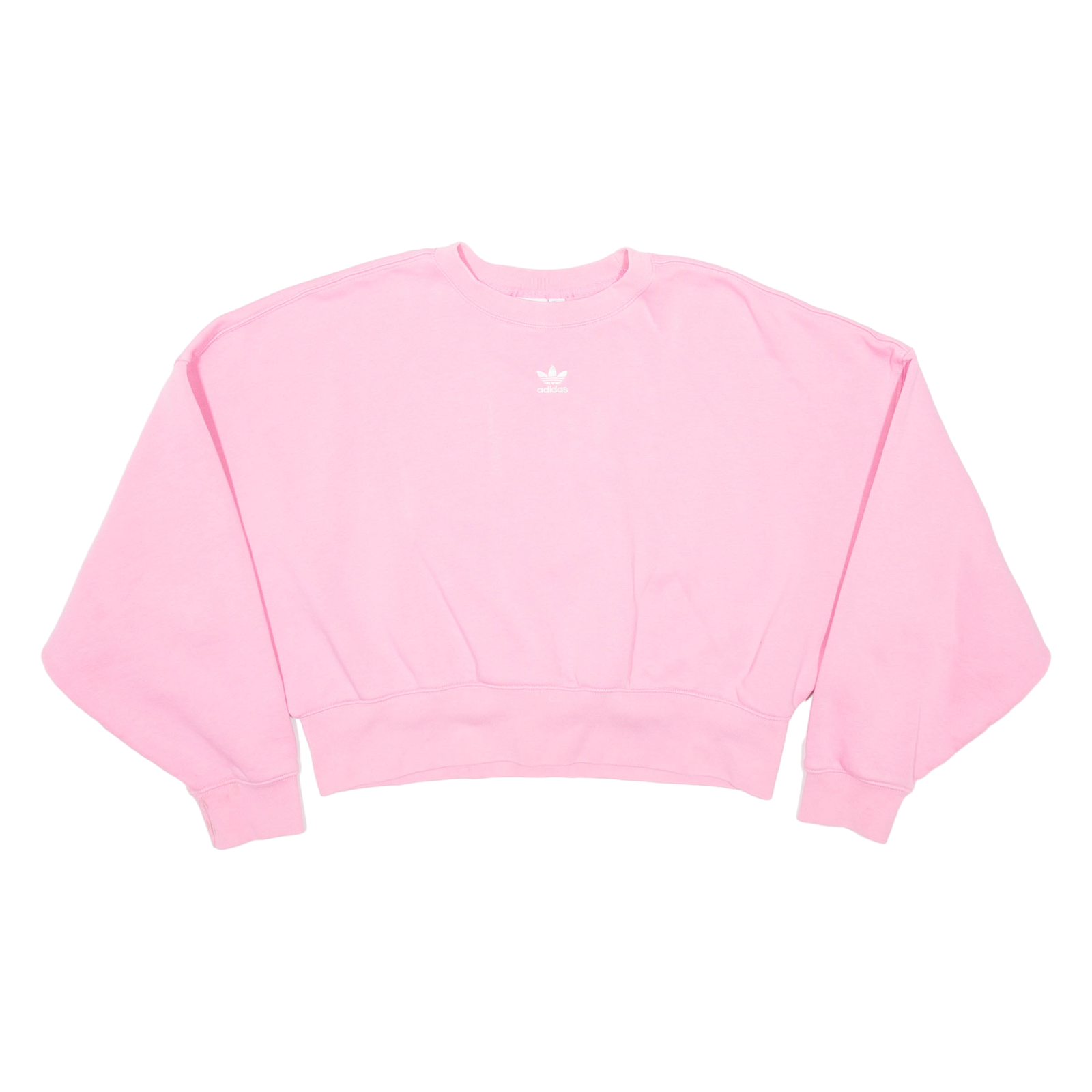 ADIDAS Cropped Womens Sweatshirt Pink UK 8 Refurbished - N/A refurbished available on Cerqular