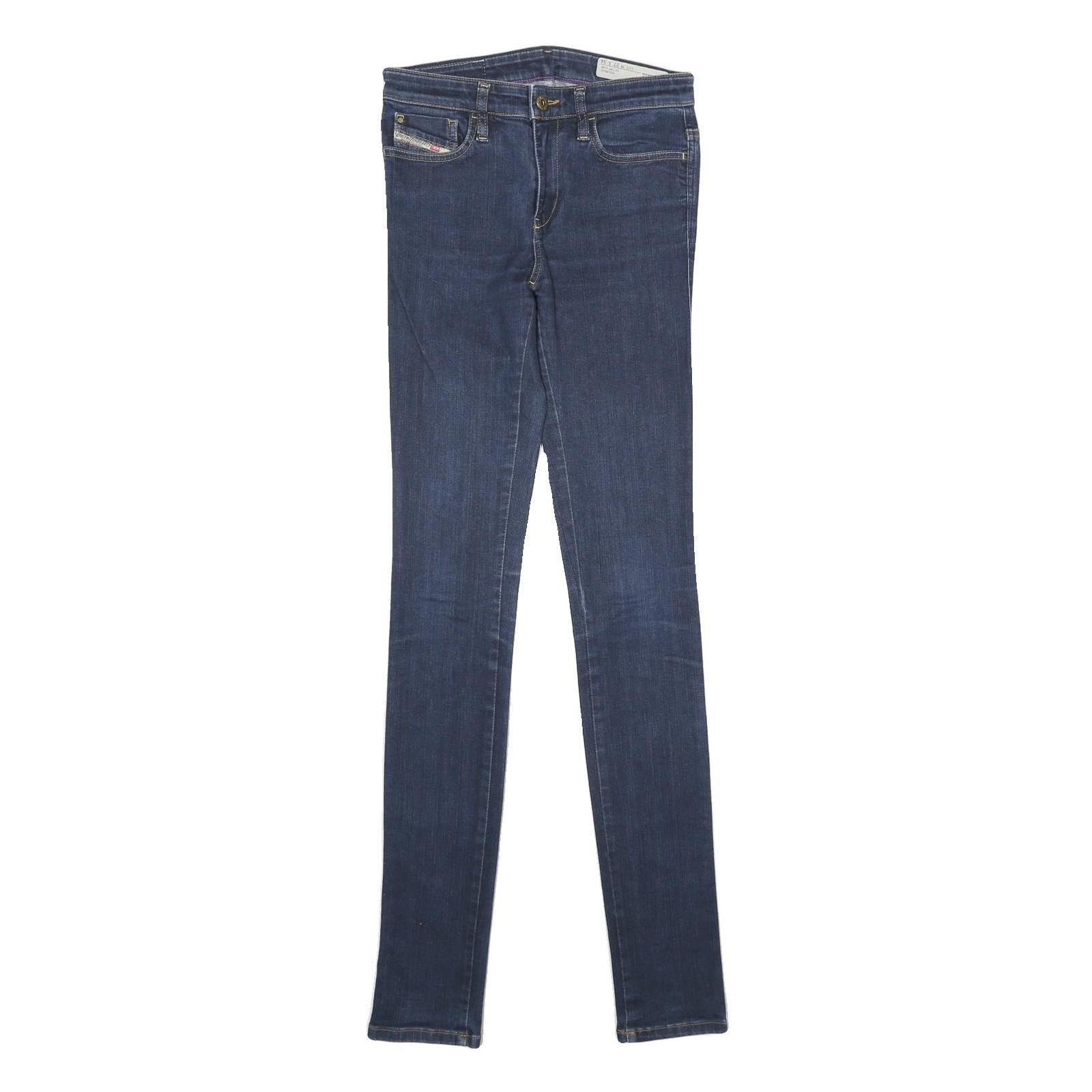 DIESEL Womens Slim Blue Denim Slim Skinny Jeans Cotton Blend W27 L34 Stylish Refurbished - N/A refurbished available on Cerqular