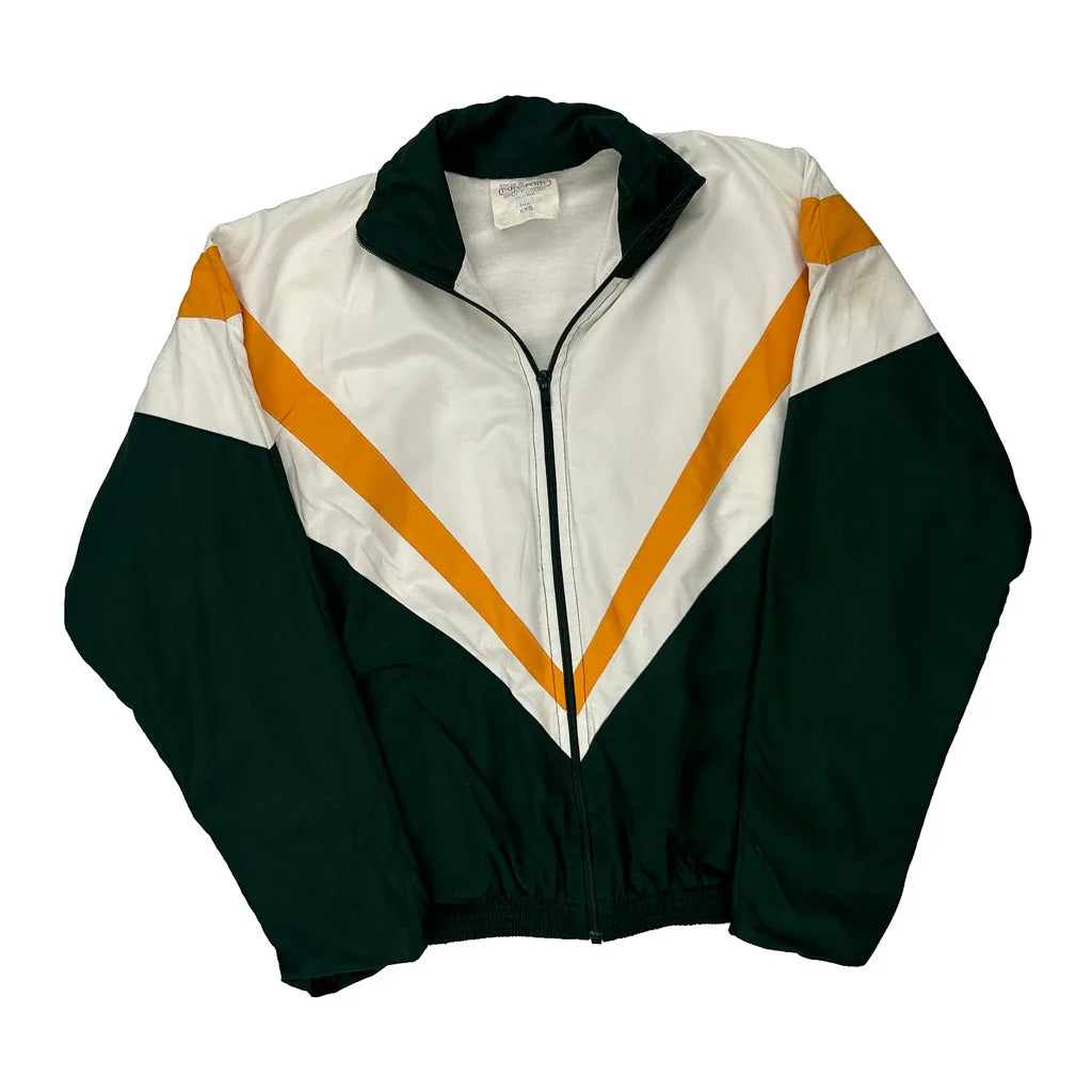 Parasport Shell Jacket - 2XS White Cotton Refurbished - Thrifted (note: this is a term often used to describe second- refurbished available on Cerqular