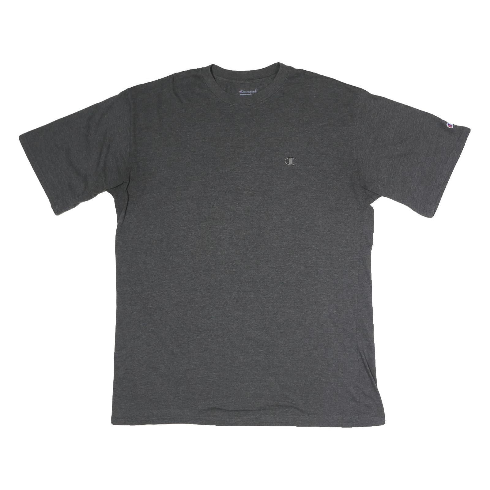CHAMPION Mens Grey Graphic T-Shirt XL Short Sleeve Crew Neck Cotton Blend Casual Refurbished - N/A refurbished available on Cerqular