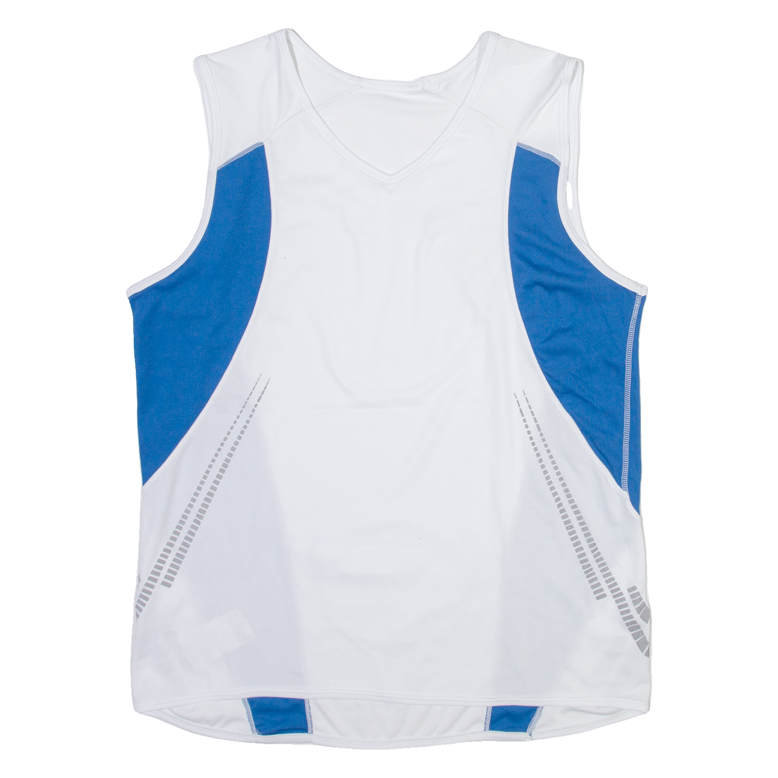 Mens Jersey White Sleeveless V-Neck L Refurbished - N/A refurbished available on Cerqular