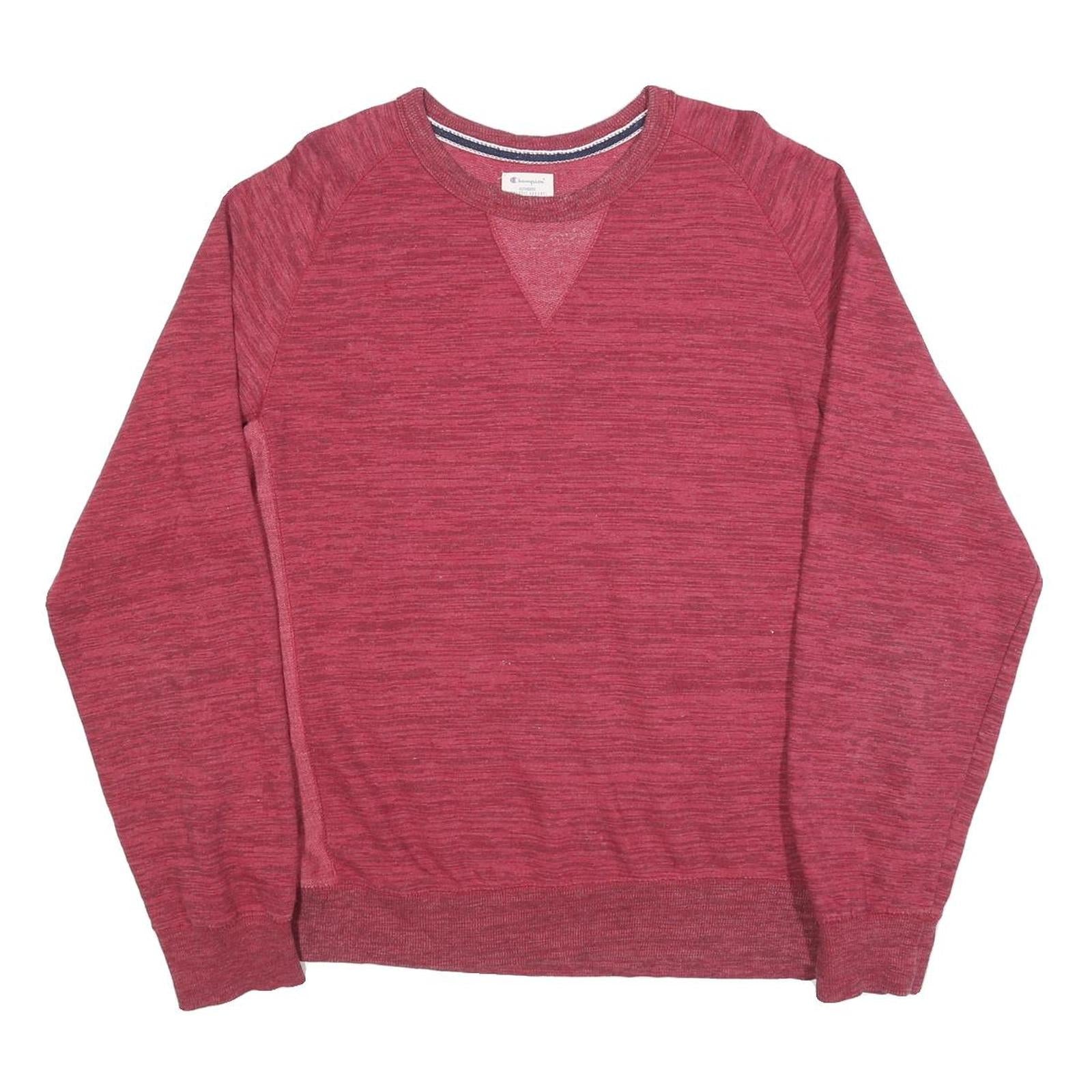 CHAMPION Mens Red XL Crew Neck Casual Vintage Style Cotton Blend Sweatshirt Refurbished - N/A refurbished available on Cerqular