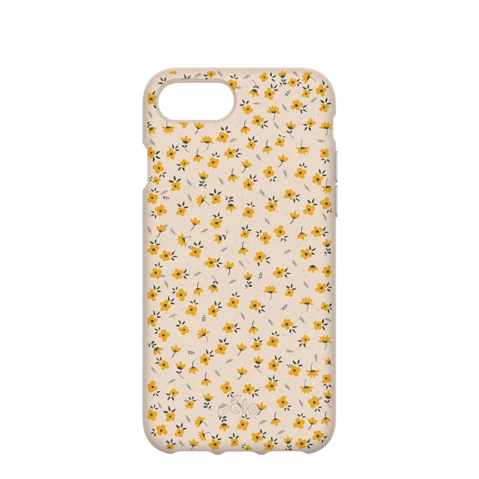 Seashell Little Yellow Flowers iPhone 6/6s/7/8/SE Case Refurbished - Pela Case refurbished available on Cerqular