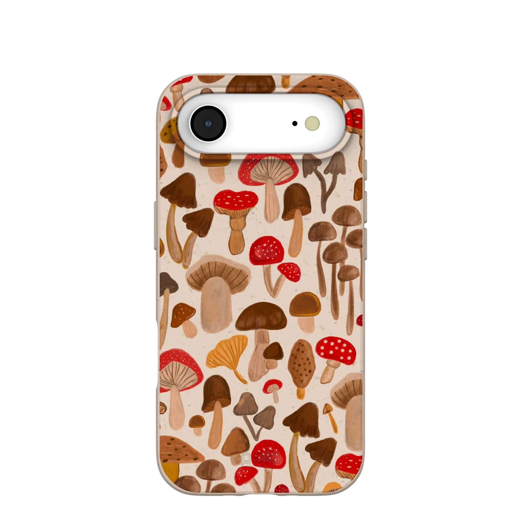 Seashell Shroomy Days iPhone Air Case | MagSafe Compatibility: With MagSafe Refurbished - Pela Case refurbished available on Cerqular