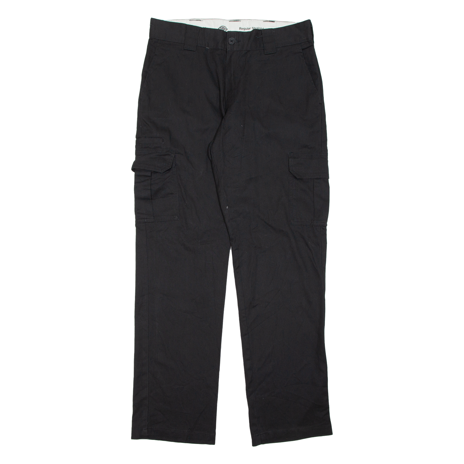 DICKIES Cargo Mens Trousers Black Regular Straight W32 L33 Refurbished - N/A refurbished available on Cerqular