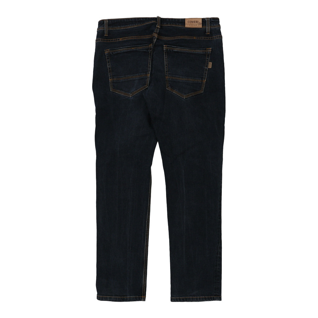 Coveri Jeans - 38W 34L Dark Wash Cotton Refurbished - Thrifted (note: this is a term often used to describe second- refurbished available on Cerqular