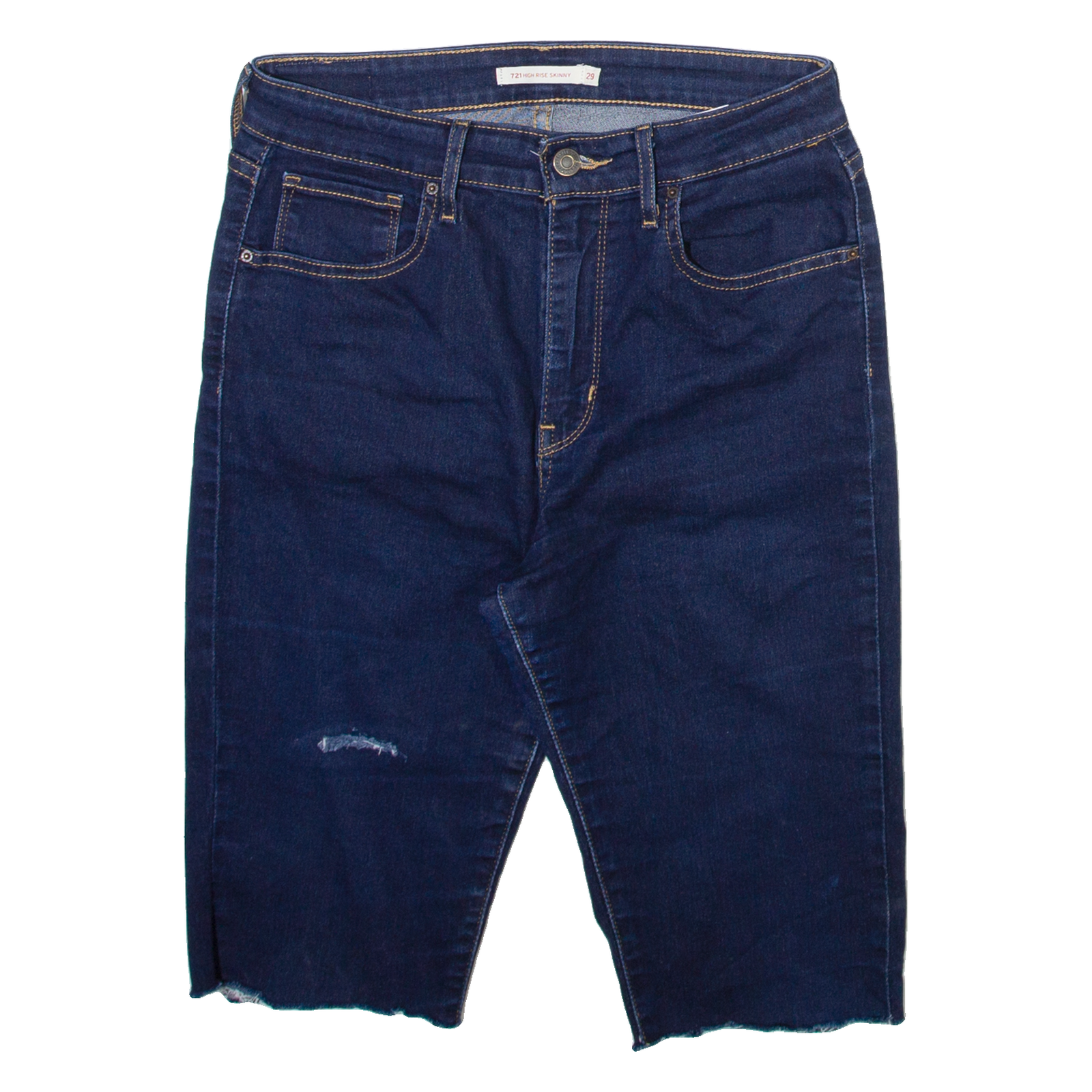 LEVI'S Womens Denim Shorts Blue Slim M W29 Refurbished - N/A refurbished available on Cerqular