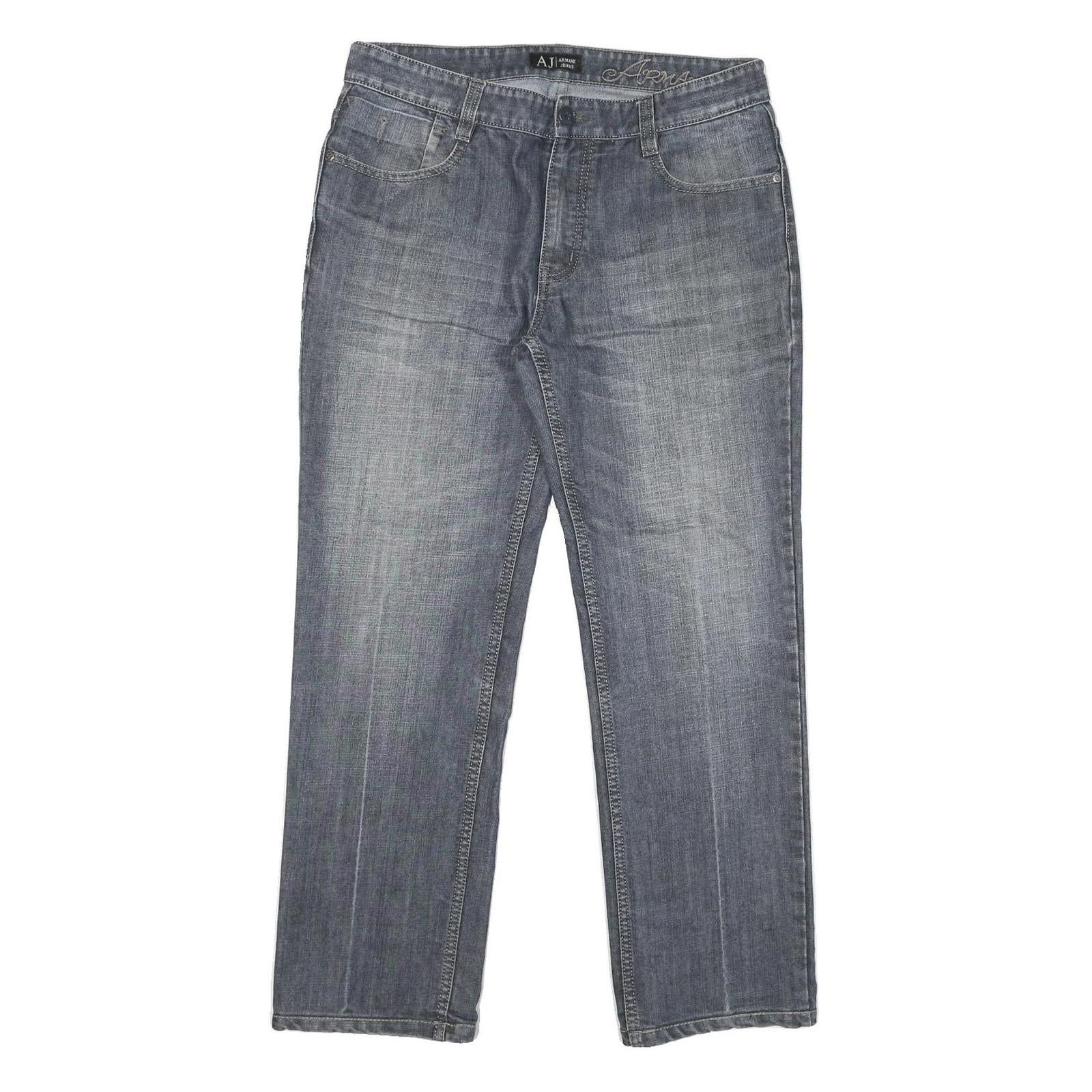 Buy ARMANI JEANS Mens Regular Fit Blue Denim Jeans W35 L29 Classic Cotton Zip Refurbished - $33.79 ARMANI JEANS Mens Regular Fit Blue Denim Jeans W35 L29 Classic Cotton Zip Refurbished - N/A refurbished available on Cerqular