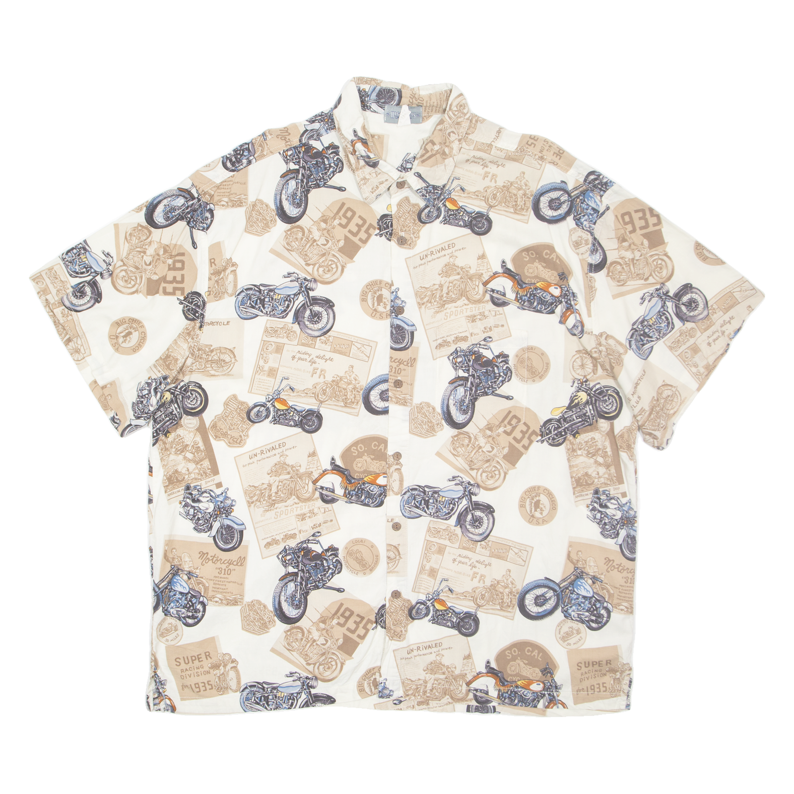 Buy HIGH SEAS Mens Shirt Beige Crazy Pattern XL Refurbished - $18.19 HIGH SEAS Mens Shirt Beige Crazy Pattern XL Refurbished - N/A refurbished available on Cerqular