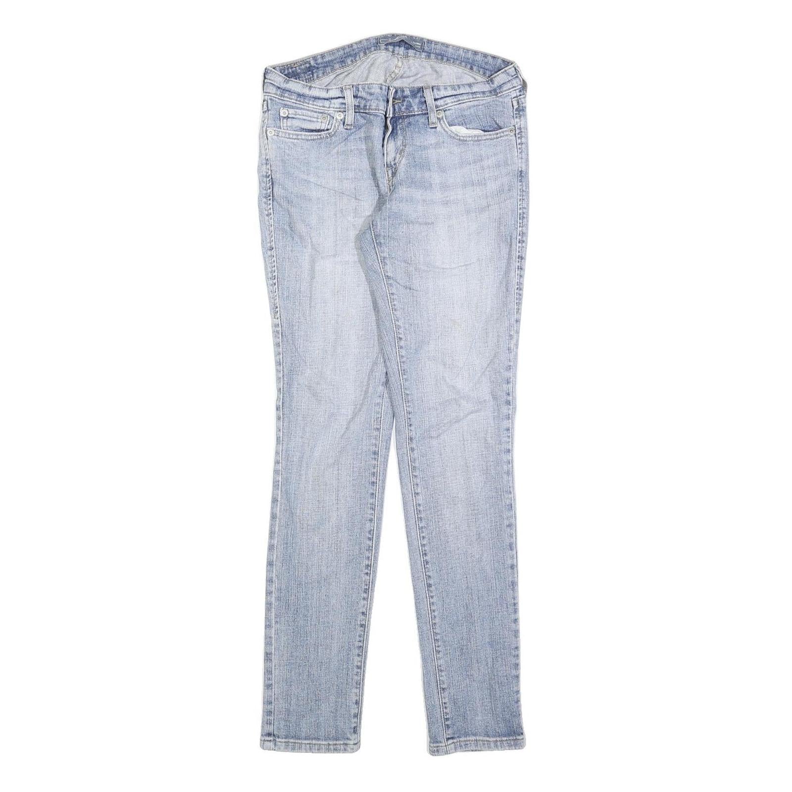 LEVI'S Womens Slim Blue Denim Light W26 L30 Slim Fit Jeans Zip Closure Refurbished - N/A refurbished available on Cerqular