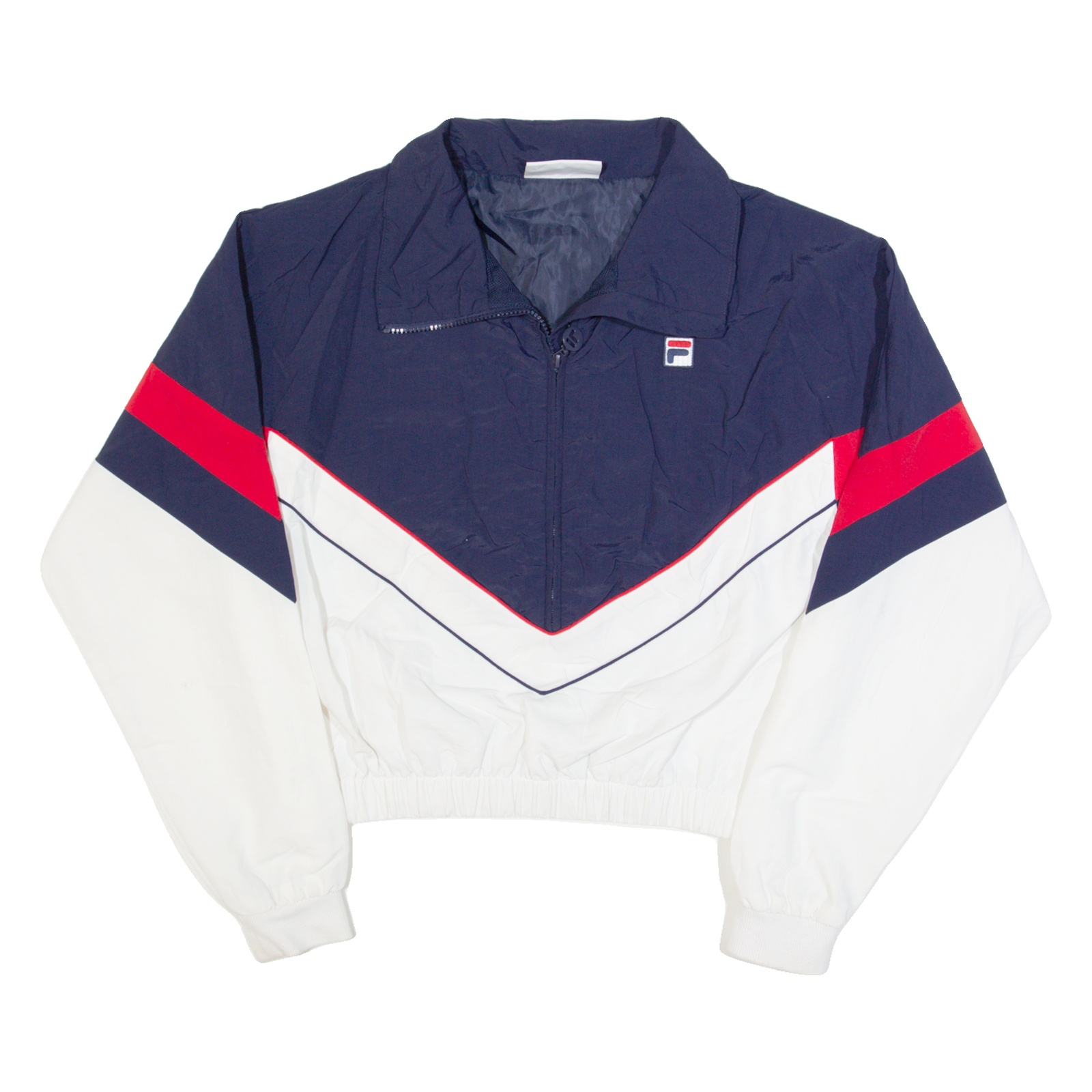 Buy FILA 1/2 Zip Up Cropped Womens Pullover Jacket Blue Chevron XS Refurbished - $31.19 FILA 1/2 Zip Up Cropped Womens Pullover Jacket Blue Chevron XS Refurbished - N/A refurbished available on Cerqular