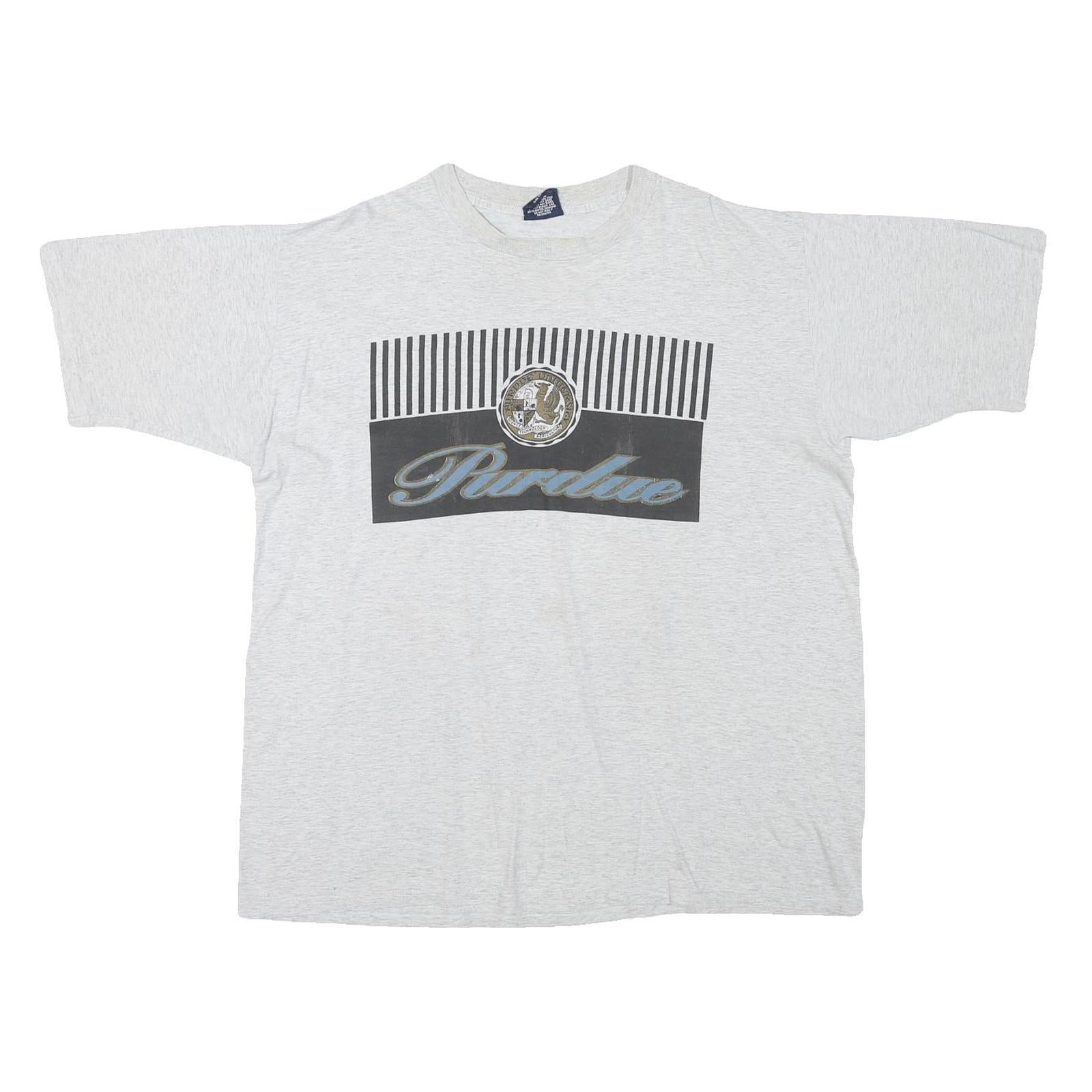 JANSPORT Mens Grey Purdue Graphic T-Shirt XL Short Sleeve Crew Neck Refurbished - N/A refurbished available on Cerqular