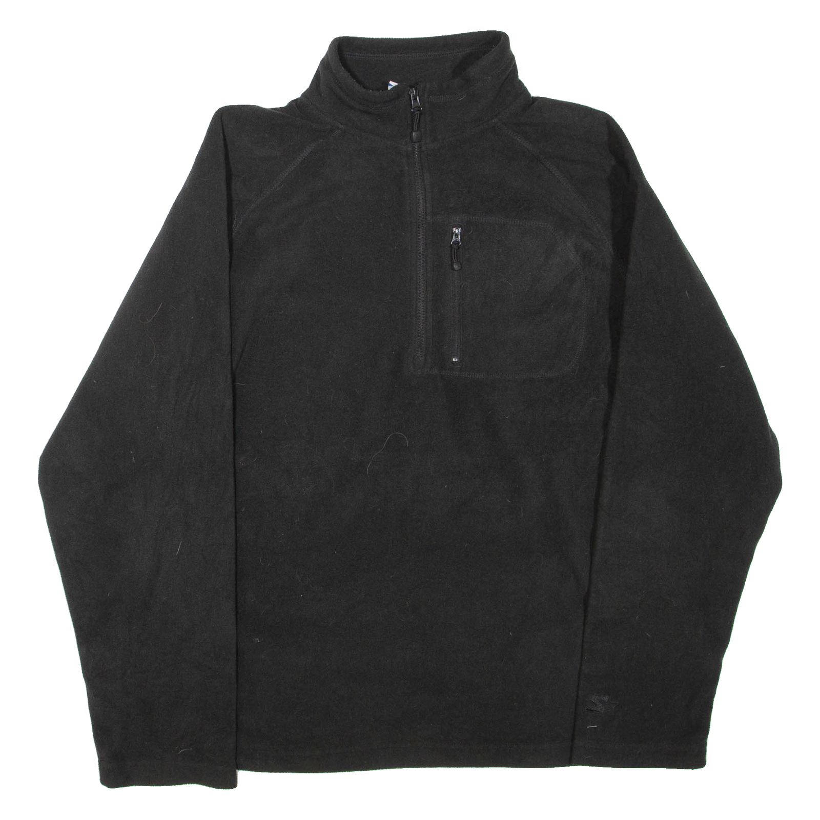 STARTER Mens Fleece Black 1/2 Zip L Refurbished - N/A refurbished available on Cerqular