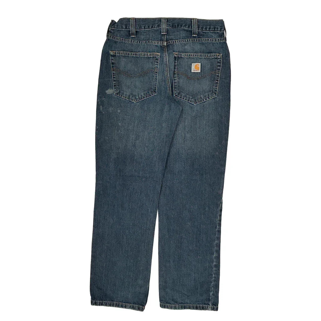 Buy Carhartt Jeans - 32W 30L Blue Cotton Blend Refurbished - $60.29 Carhartt Jeans - 32W 30L Blue Cotton Blend Refurbished - Thrifted (note: this is a term often used to describe second- refurbished available on Cerqular