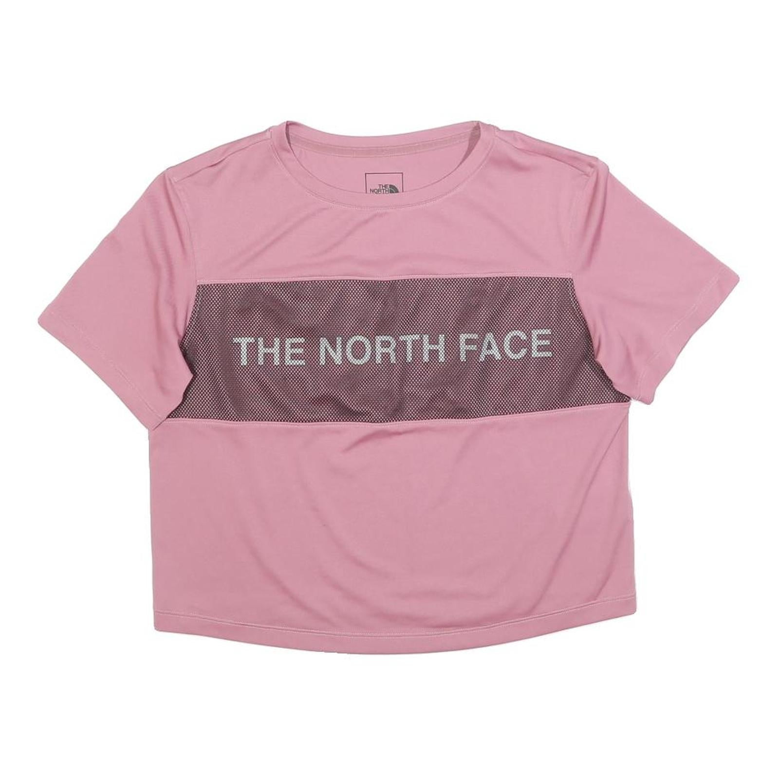 THE NORTH FACE Womens Pink Graphic T-Shirt S Short Sleeve Crew Neck Sports Refurbished - N/A refurbished available on Cerqular