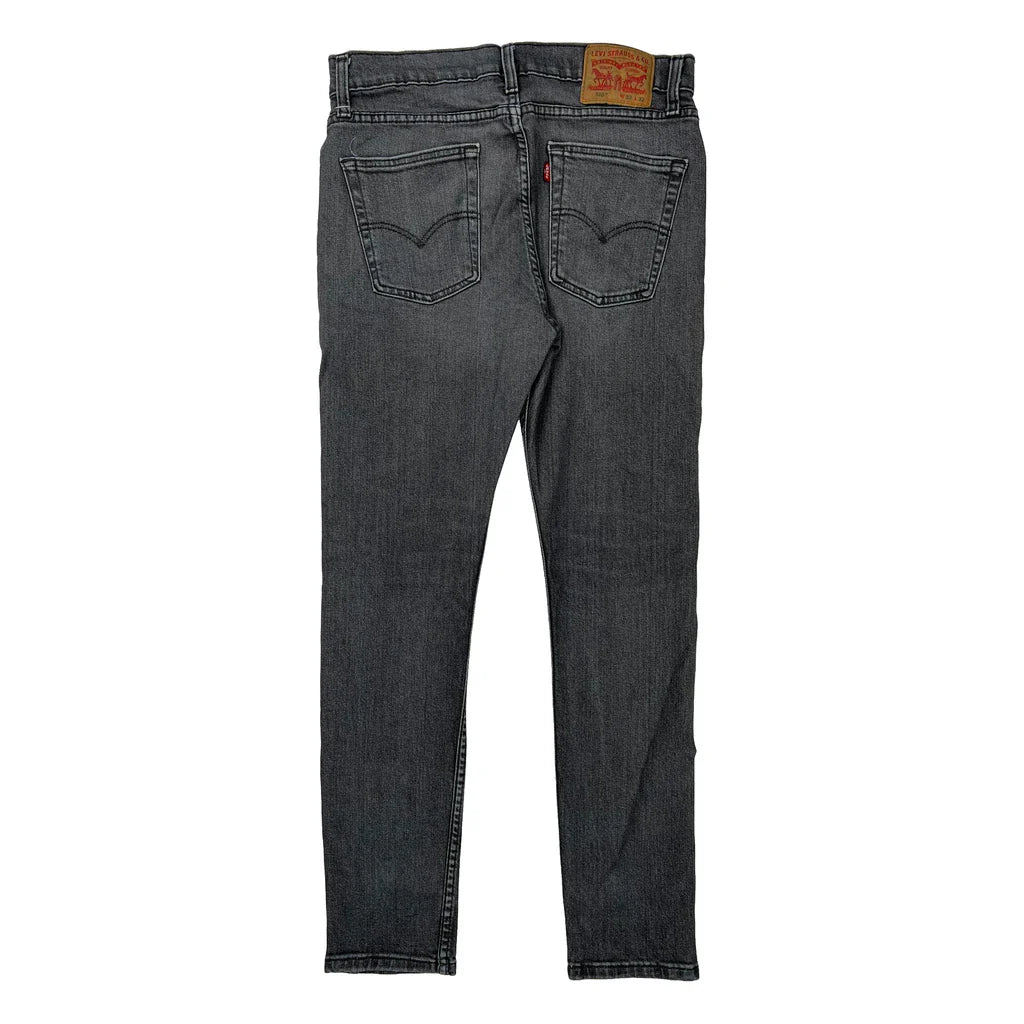 Levis Skinny Fit Jeans - 32W 30L Grey Cotton Blend Refurbished - Thrifted (note: this is a term often used to describe second- refurbished available on Cerqular