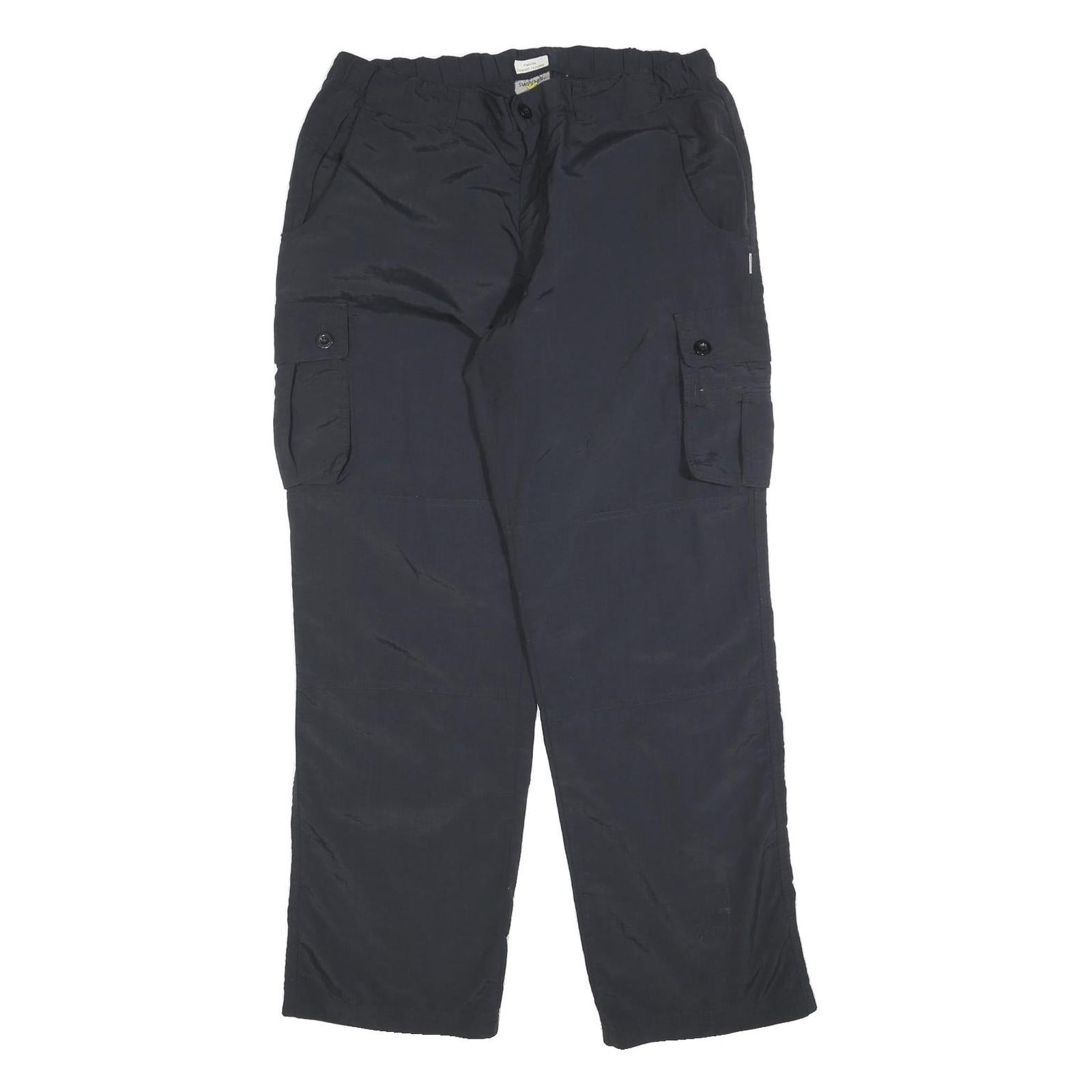 Buy SWITCHER Mens Polyester Blend Black Relaxed Cargo Trousers W36 L30 Zip Pocket Refurbished - $20.79 SWITCHER Mens Polyester Blend Black Relaxed Cargo Trousers W36 L30 Zip Pocket Refurbished - N/A refurbished available on Cerqular