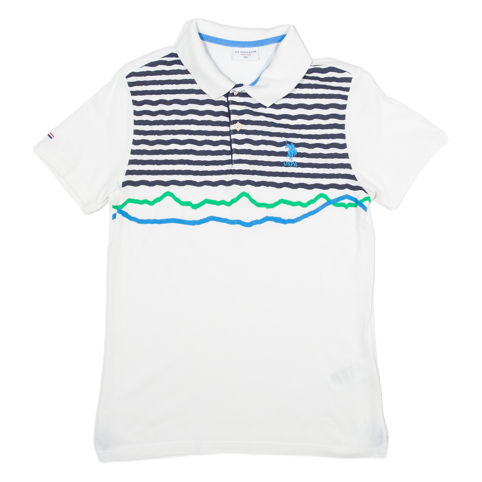 Buy U.S POLO ASSN. Mens Polo Shirt White Striped XS Refurbished - $15.59 U.S POLO ASSN. Mens Polo Shirt White Striped XS Refurbished - N/A refurbished available on Cerqular